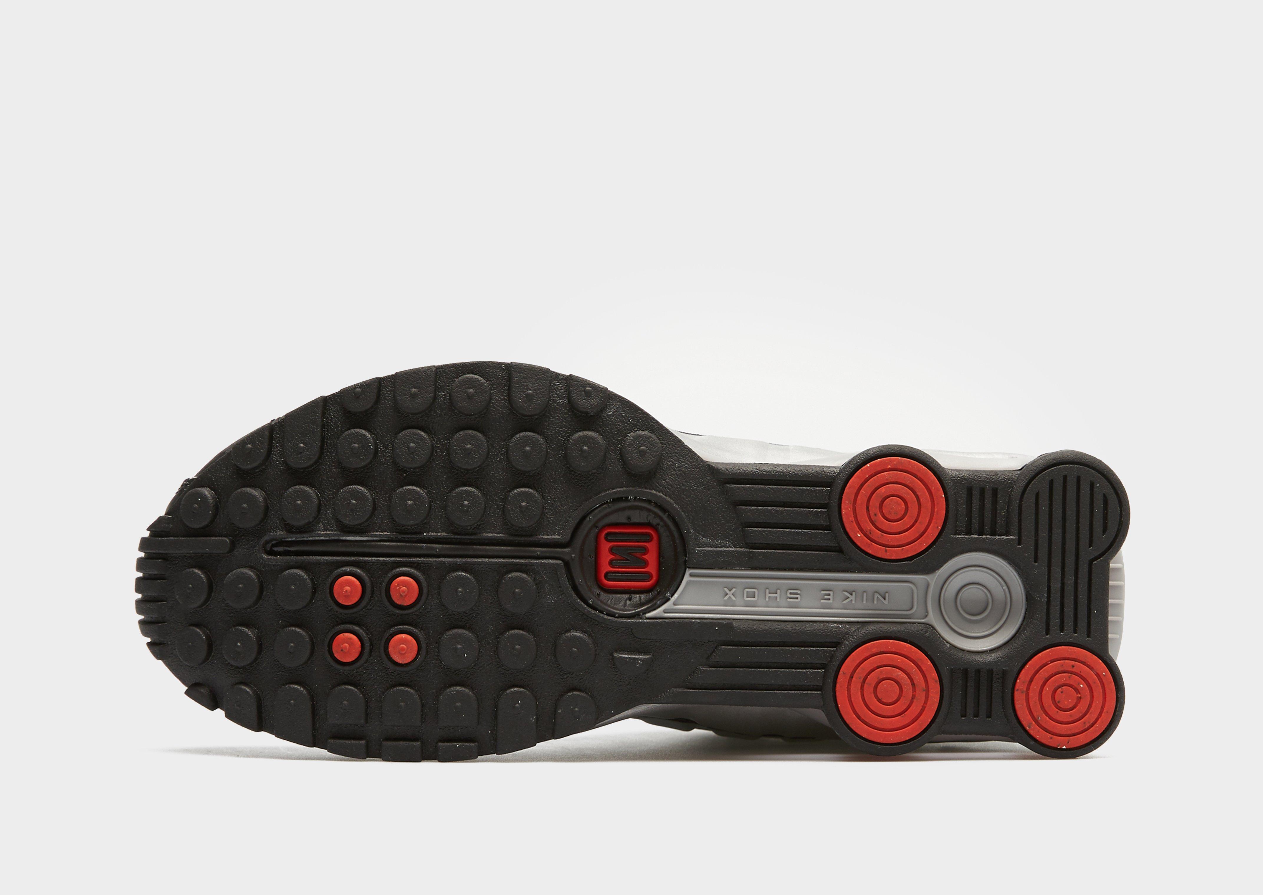 Buty sneakersy dla dzieci NIKE SHOX R4 YA CW2626-005 Szary