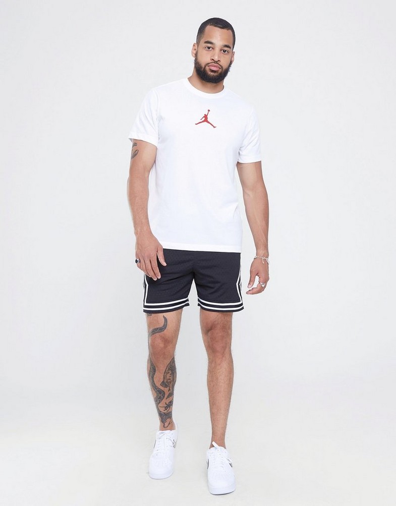 Koszulka, t-shirt męski JORDAN T-SHIRT JUMPMAN DRI-FIT CW5190-101 Biały