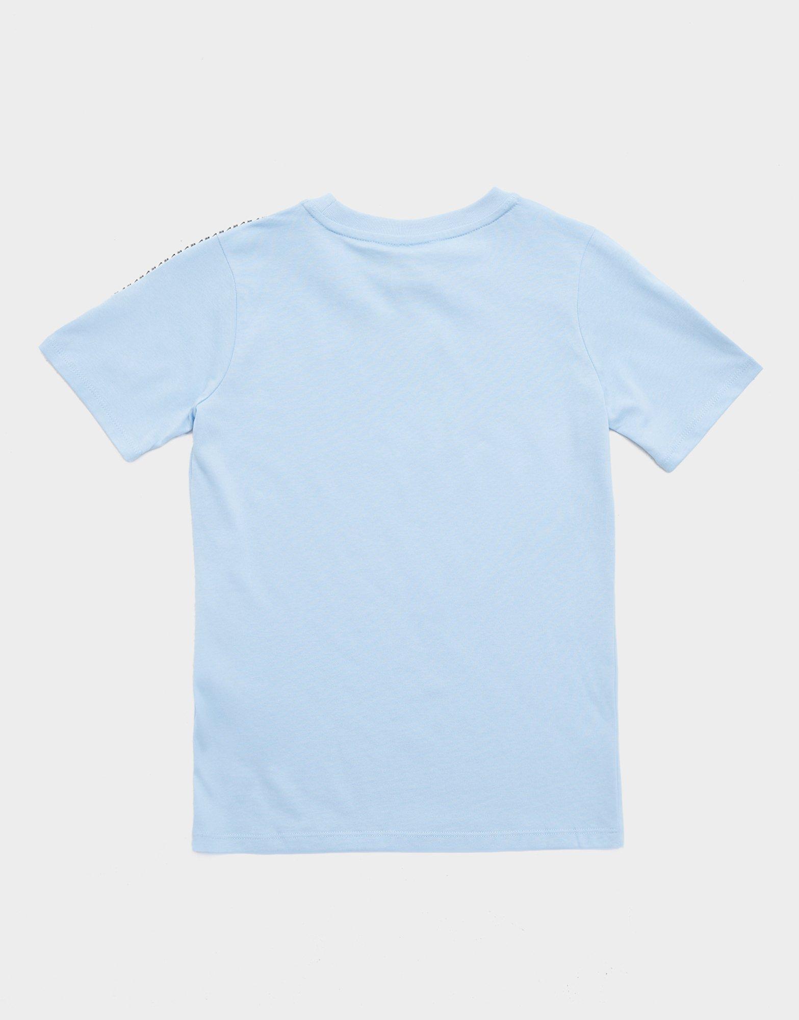 Koszulka, t-shirt dziecięcy NIKE T-SHIRT TAPE TEE BLU DD4012-436 Niebieski