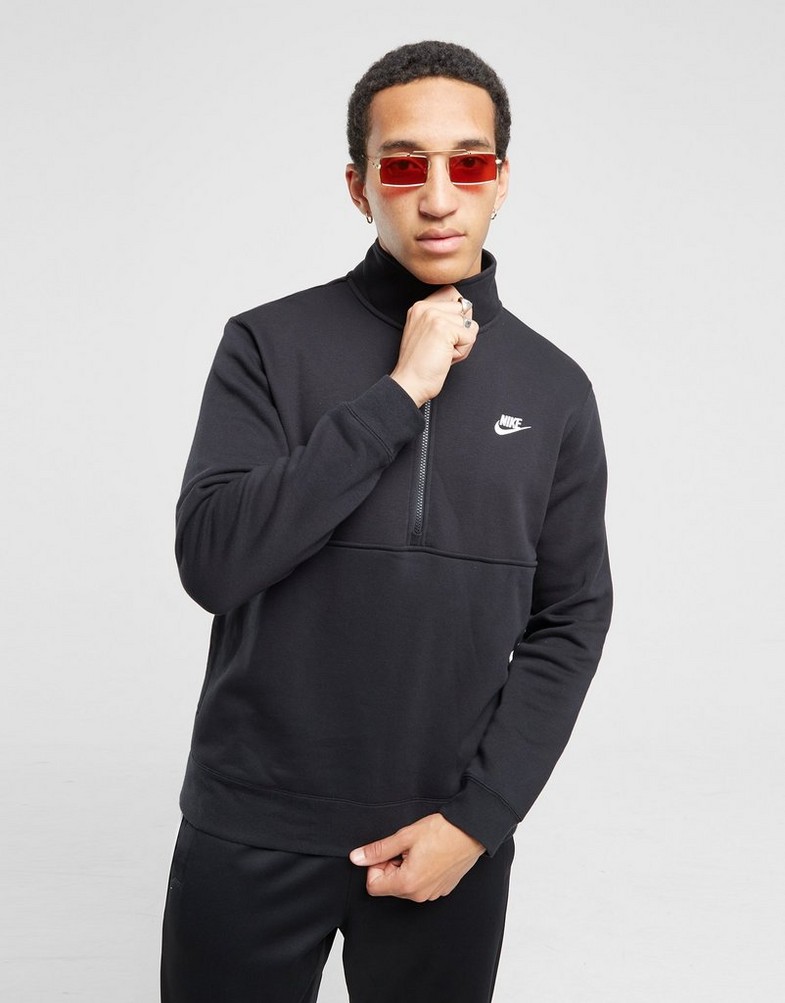 Pánska mikina NIKE MIKINA M NSW CLUB BB HZ TOP DD4732-011 Černá