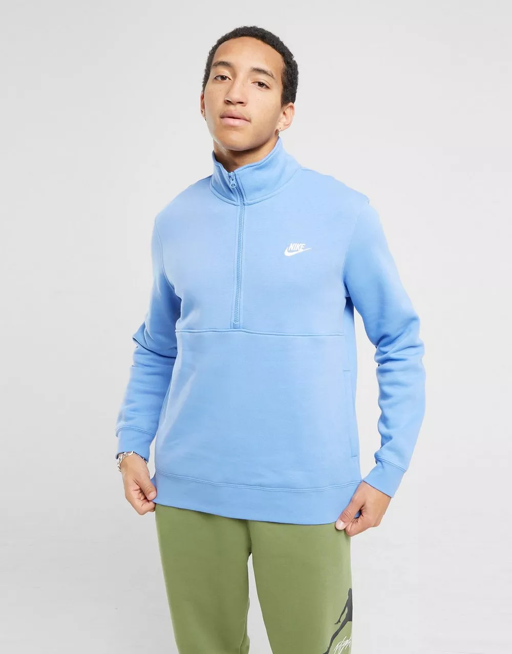 NIKE КОФТА НА БЛИСКАВЦІ M NSW CLUB BB HZ ТОП, фото 1 з 5