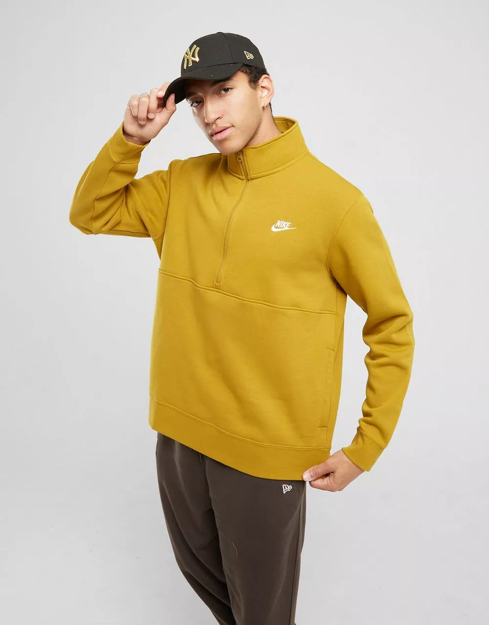 NIKE КОФТА НА БЛИСКАВЦІ M NSW CLUB BB HZ ТОП, фото 1 з 4