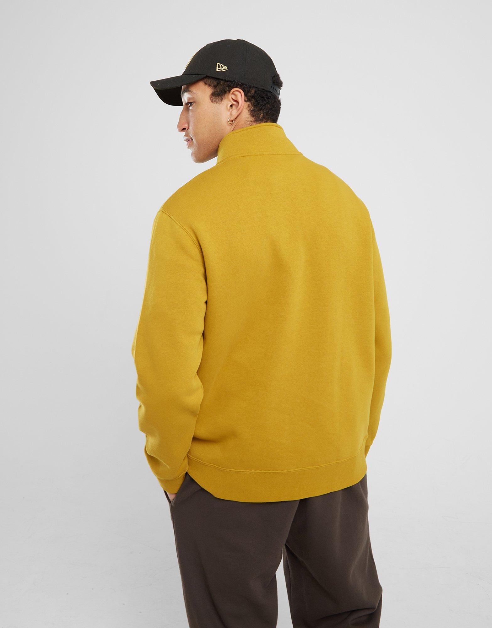 Férfi pulóverek NIKE PULÓVER CIPZÁRAS M NSW CLUB BB HZ TOP DD4732-716 Arany