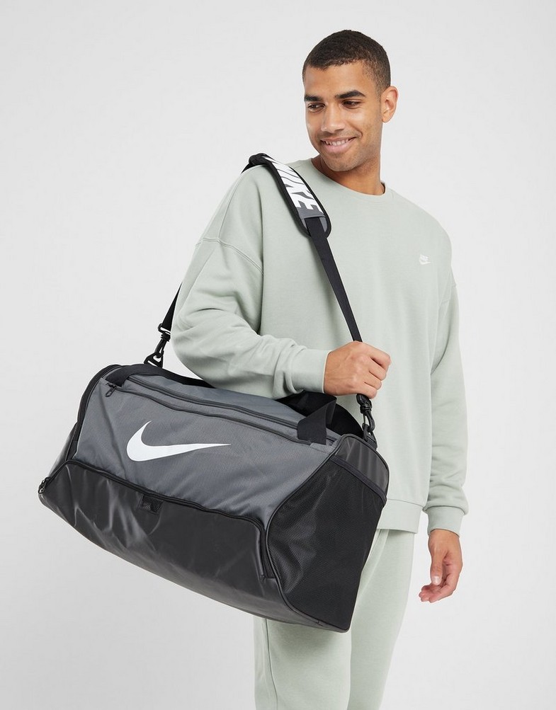 Moteriškas sportinis krepšys NIKE KREPŠYS NIKE BRASILIA 9.5 DH7710-068 Pilka
