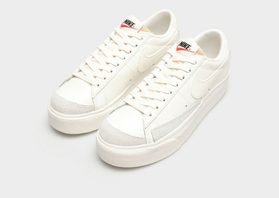 Buty sneakersy damskie NIKE BLAZER LOW PLATFORM DJ0292-105 Biały
