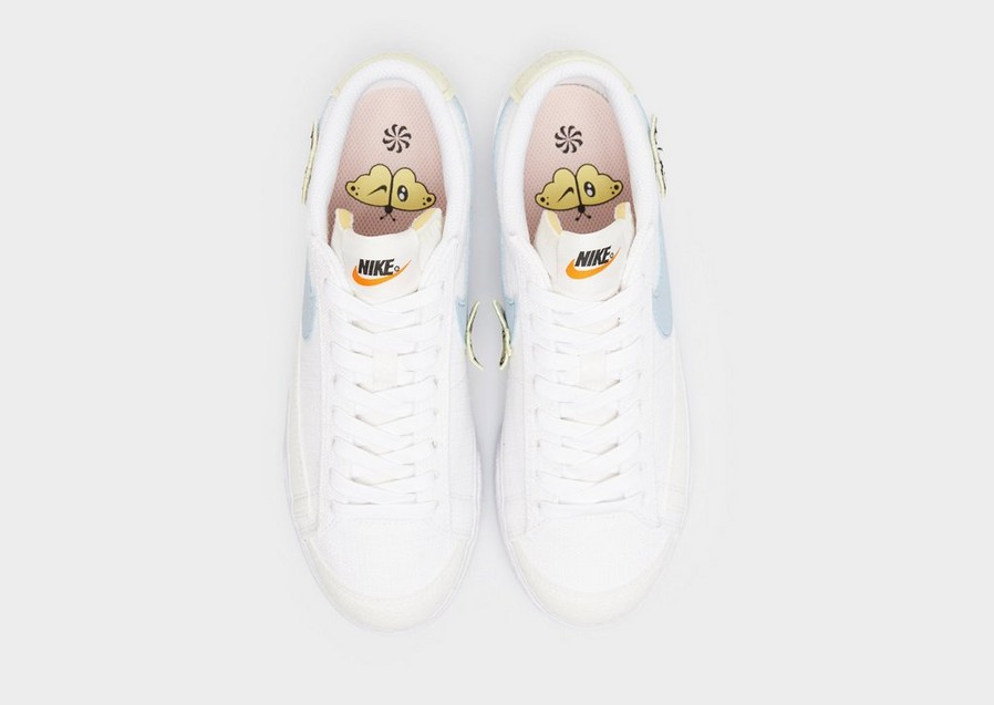 Buty sneakersy damskie NIKE BLAZER LOW PLATFORM NEXT NATURE DJ6376-100 Biały