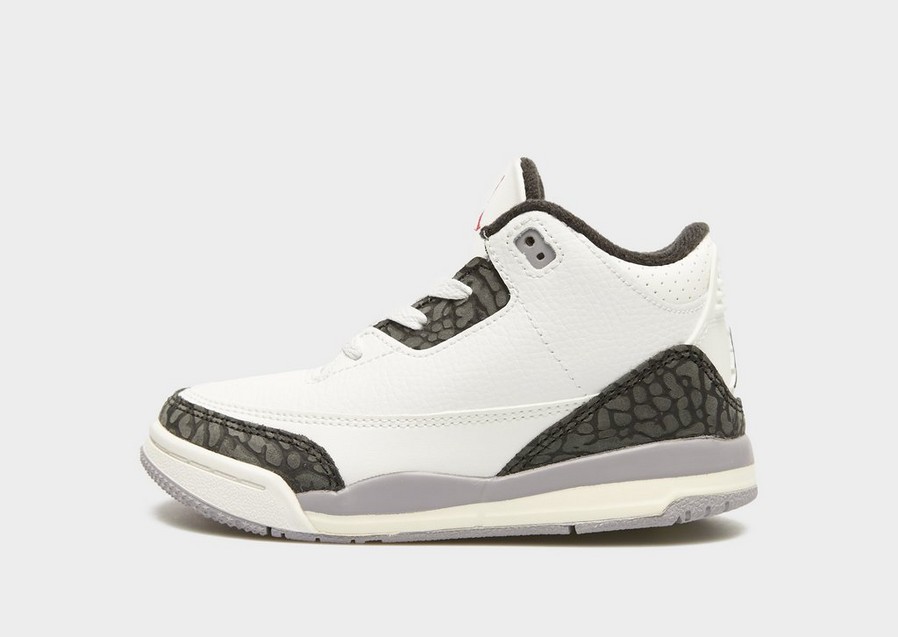 Buty sneakersy dla dzieci JORDAN 3 RETRO DM0968-106 Biały