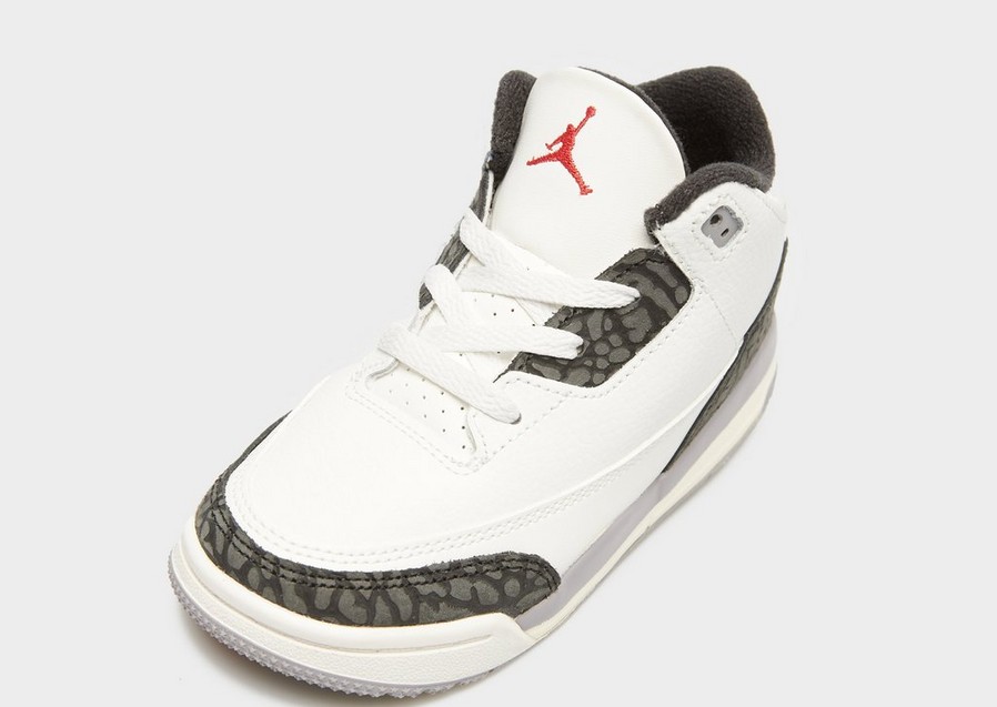 Buty sneakersy dla dzieci JORDAN 3 RETRO DM0968-106 Biały