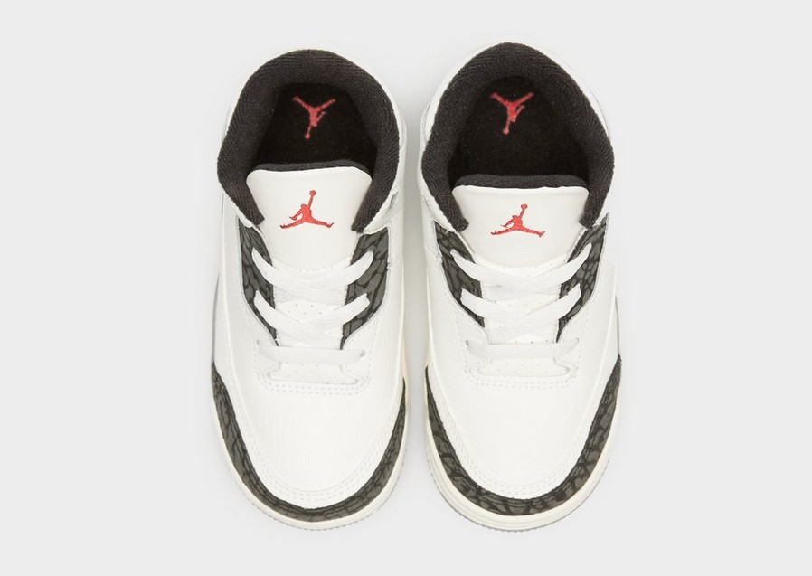 Buty sneakersy dla dzieci JORDAN 3 RETRO DM0968-106 Biały
