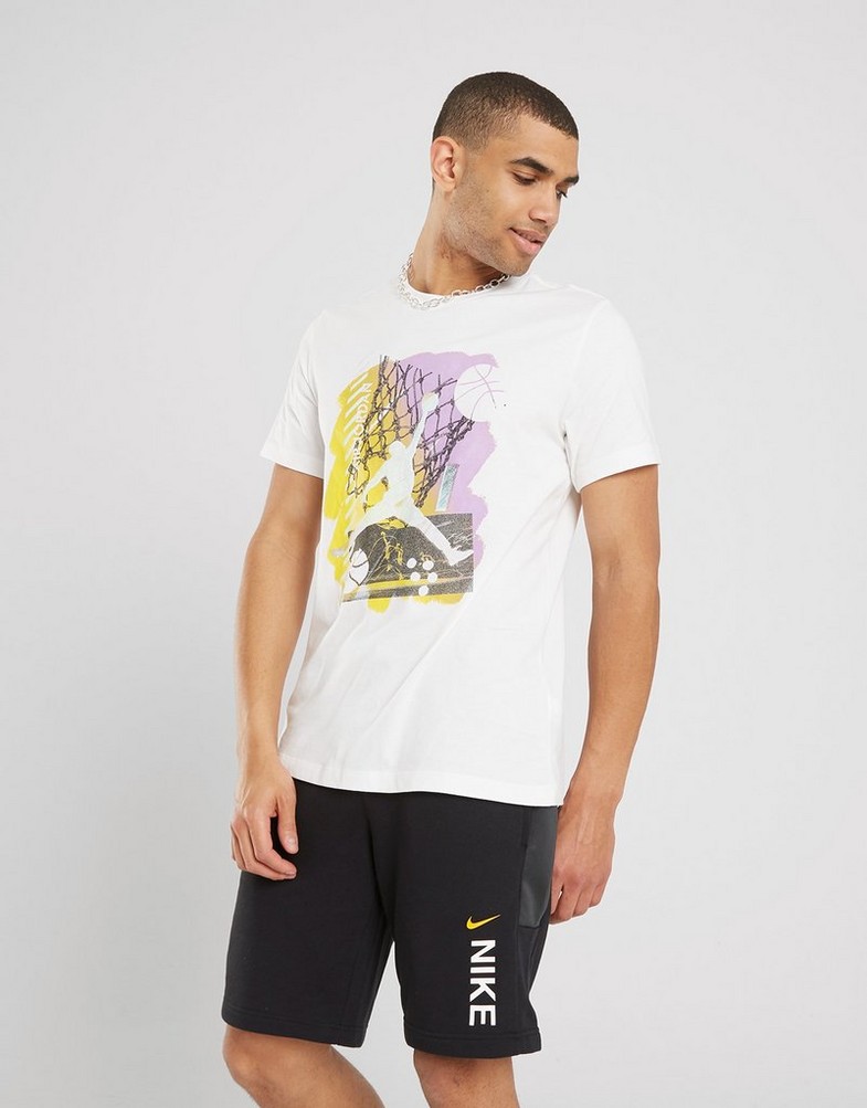 Pánske tričko JORDAN TRIČKO JORDAN BRAND DM1422-100 Bílá