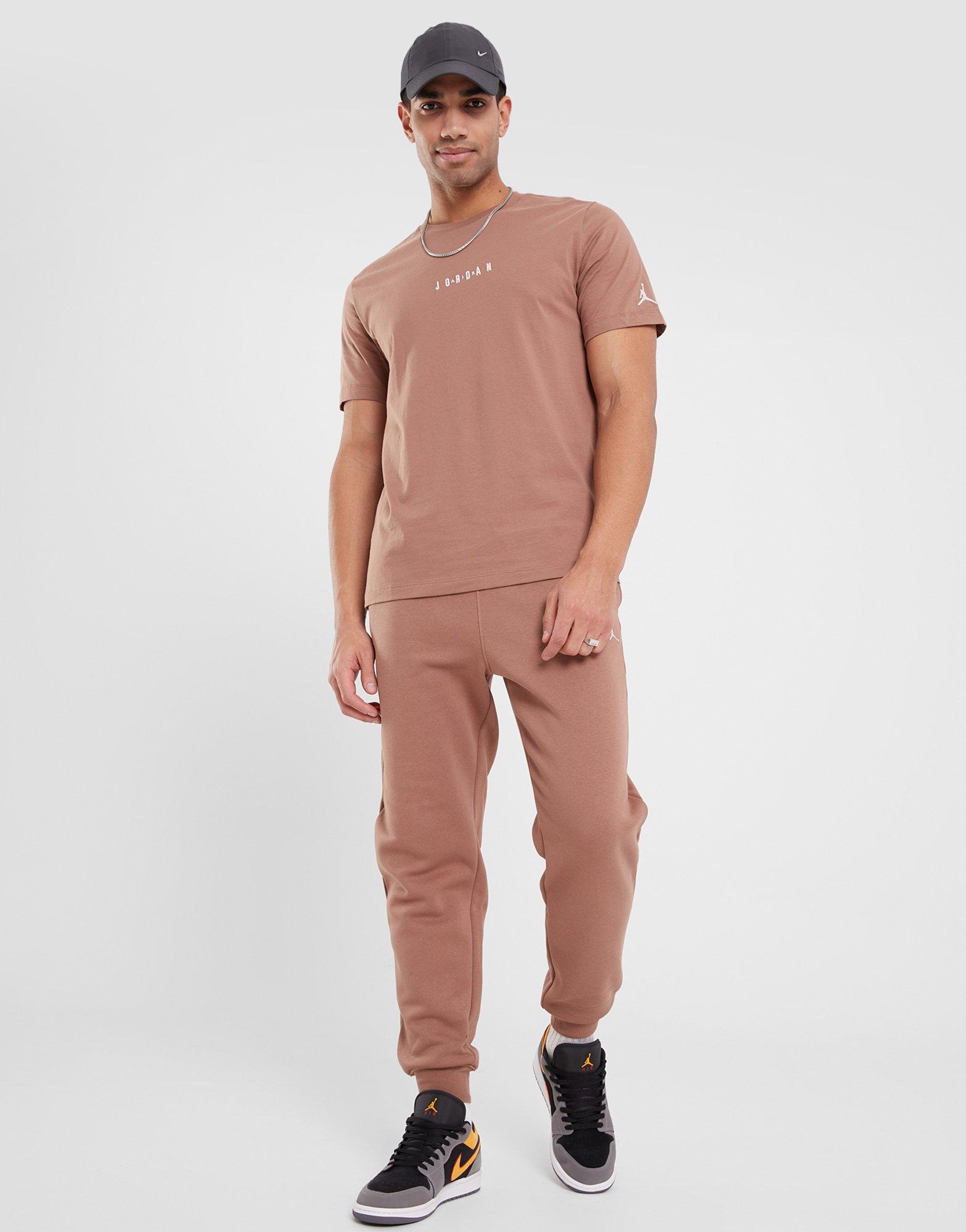 Vyriški marškiniai JORDAN MARŠKINĖLIAI M J EMB JORDAN AIR CREW DM3182-223 Ruda