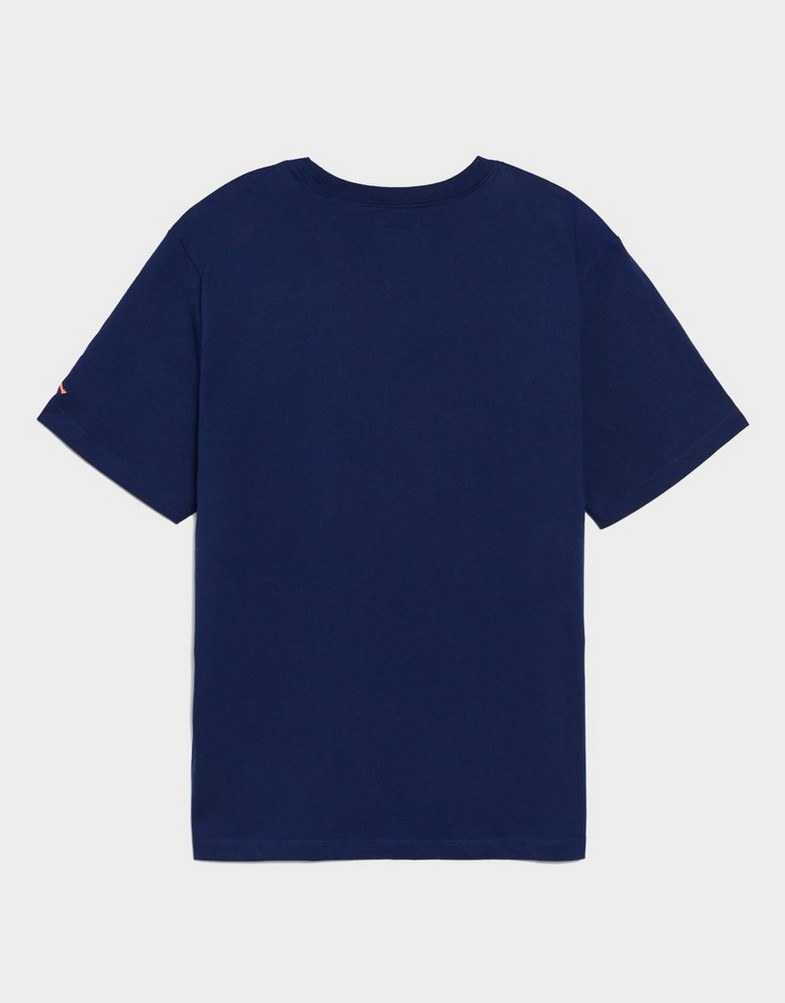 Koszulka, t-shirt męski JORDAN T-SHIRT M J EMB JORDAN AIR CREW DM3182-492 Granatowy