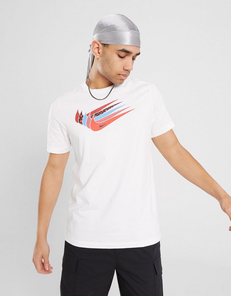 Pánske tričko NIKE TRIČKO SPORTSWEAR SWOOSH  DN5243-100 Biela