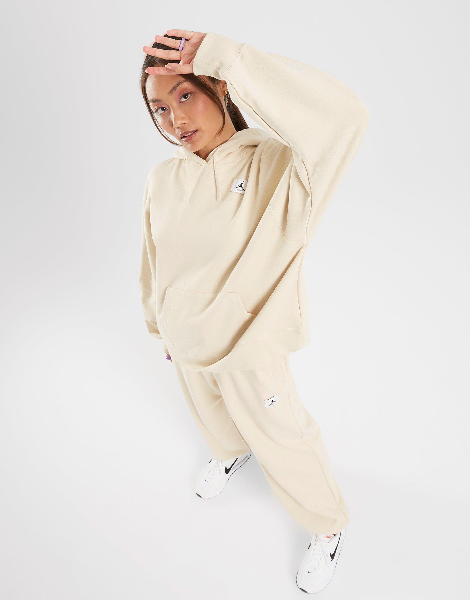 Дамска блуза JORDAN СУИТЧЪР С КАЧУЛКА W J FLIGHT FLC H DQ4603-234 Бежов