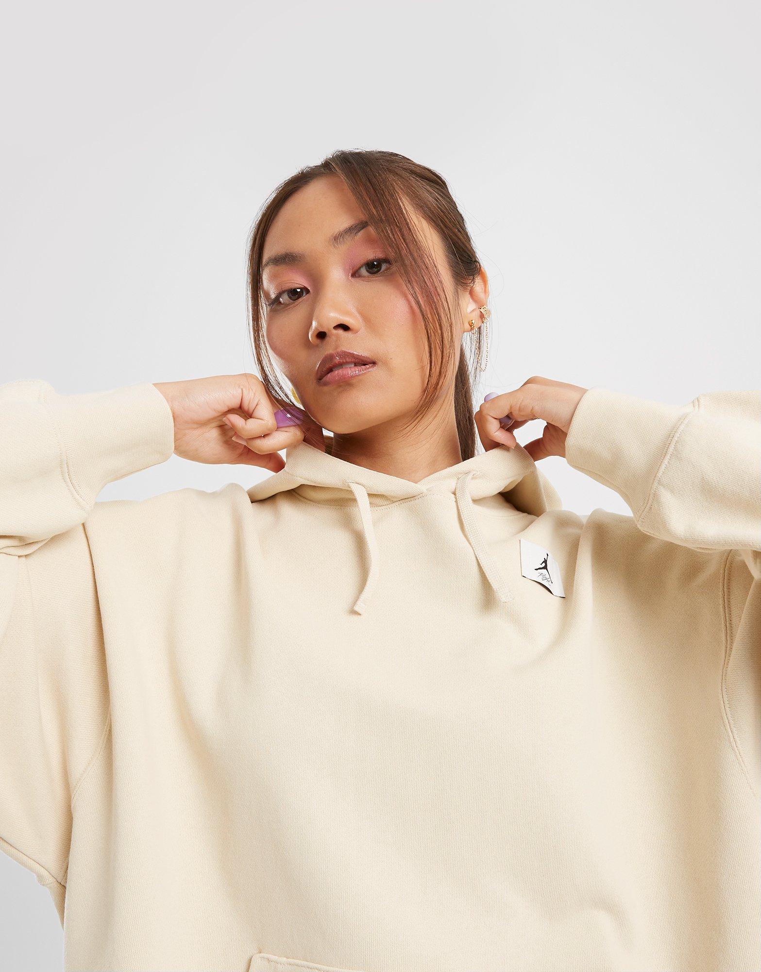 Дамска блуза JORDAN СУИТЧЪР С КАЧУЛКА W J FLIGHT FLC H DQ4603-234 Бежов