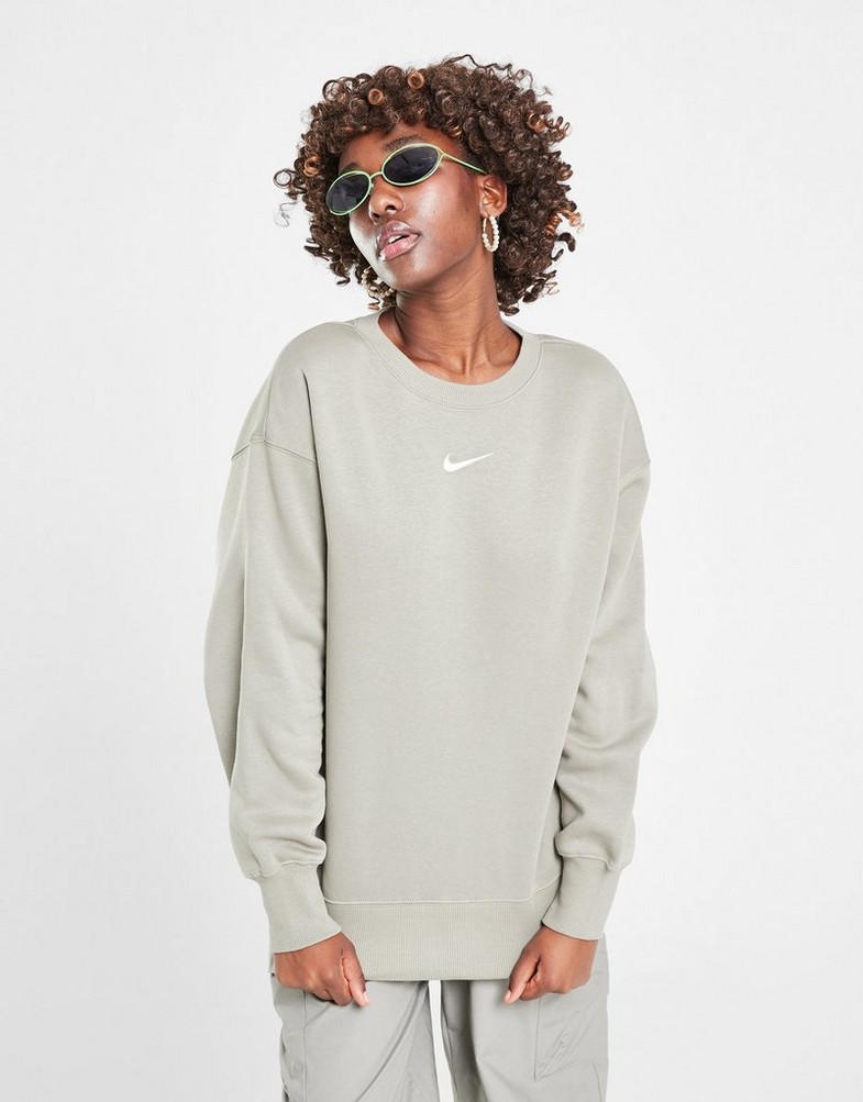 Жіночі кофти NIKE КОФТА W NSW PHNX FLC OS CREW DQ5733-320 Хакі