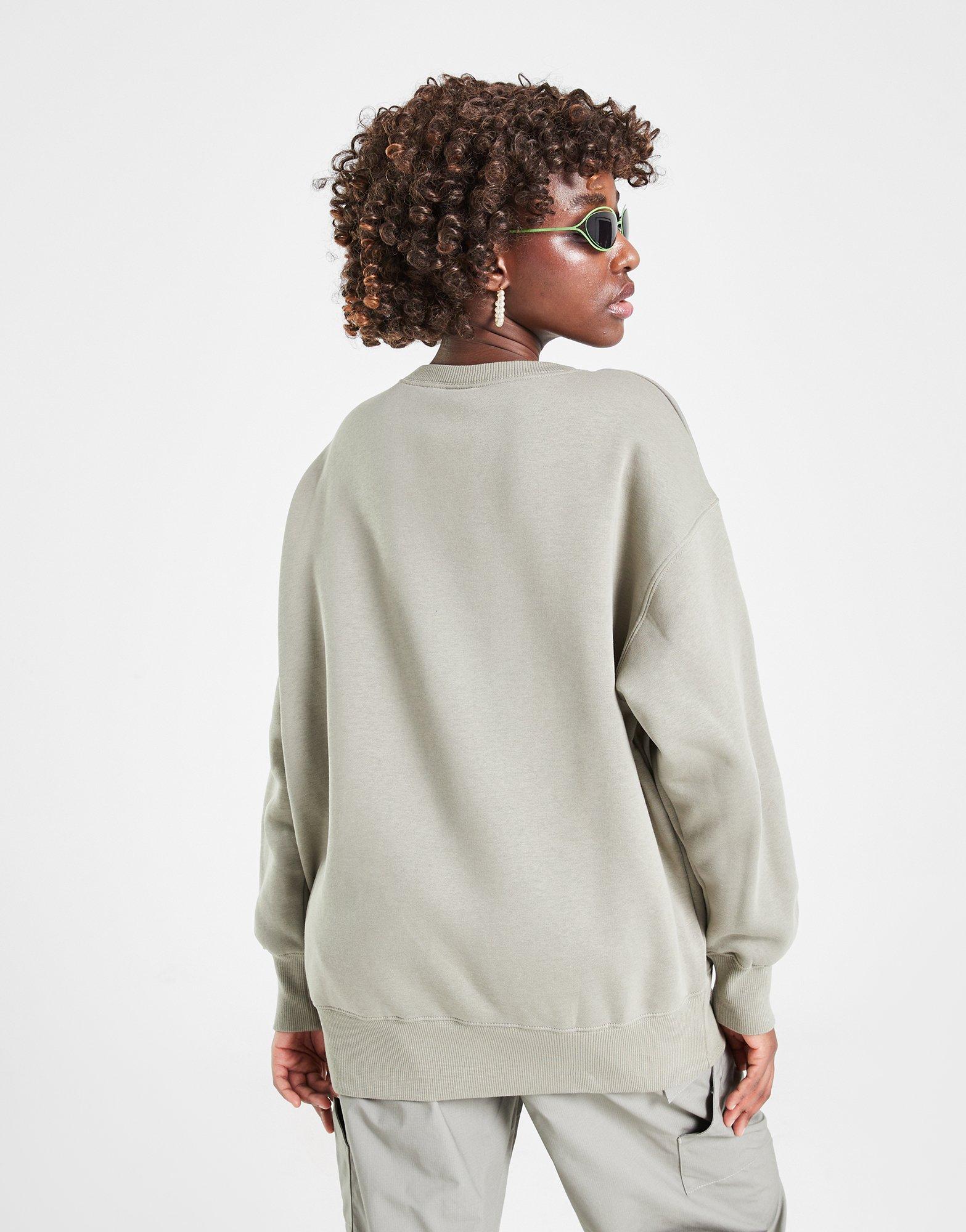 Dámská mikina NIKE MIKINA W NSW PHNX FLC OS CREW DQ5733-320 Khaki