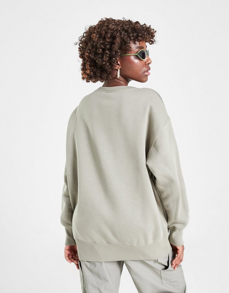 Жіночі кофти NIKE КОФТА W NSW PHNX FLC OS CREW DQ5733-320 Хакі