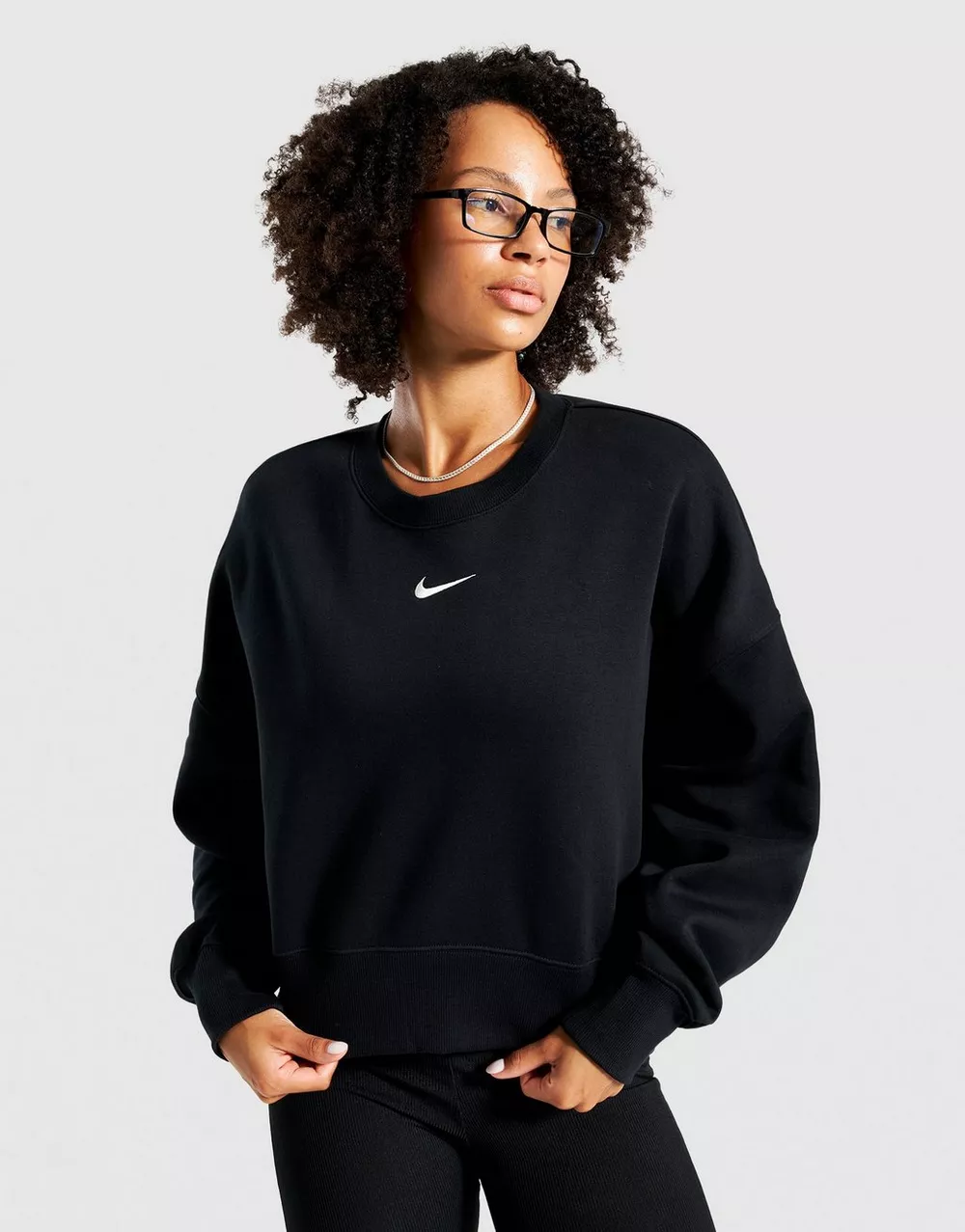 NIKE КОФТА W NSW PHNX FLC OOS CREW, фото 1 з 5