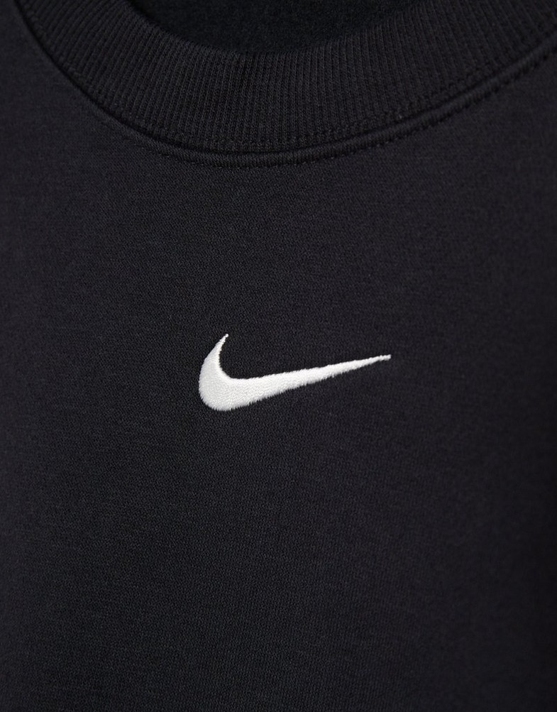 Bluză pentru femei NIKE BLUZĂ W NSW PHNX FLC OOS CREW DQ5761-010 Negru