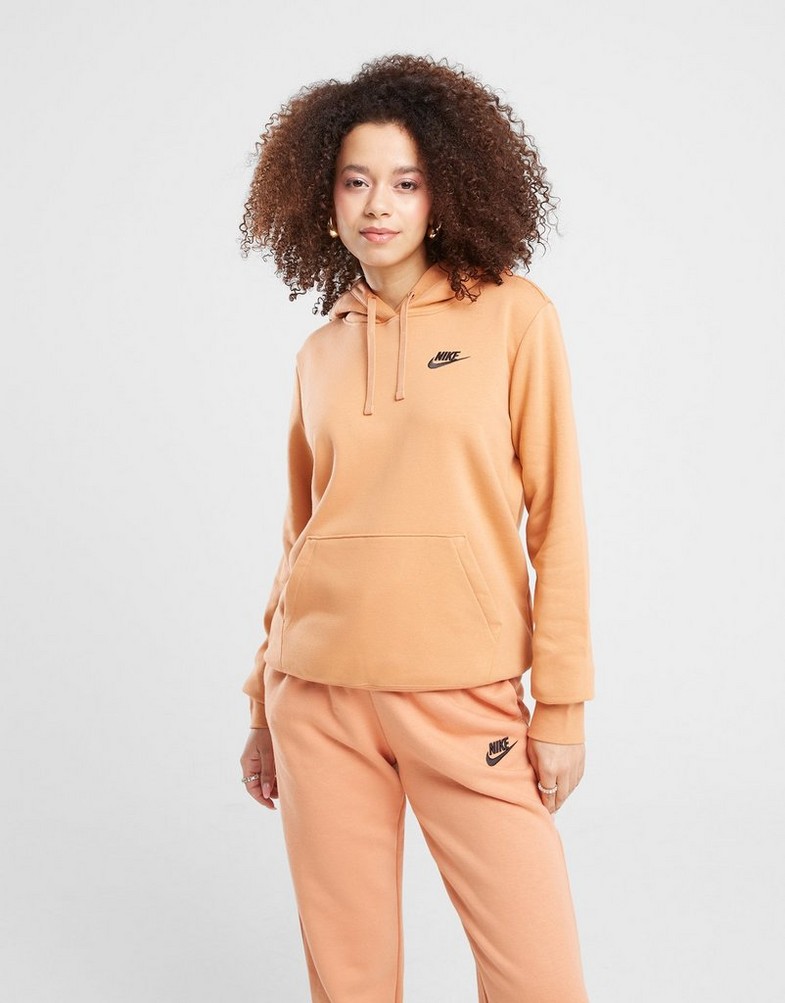 Bluza damska NIKE BLUZA Z KAPTUREM W NSW CLUB FLC STD PO HDY CLUB FLEECE DQ5793-225 Brązowy