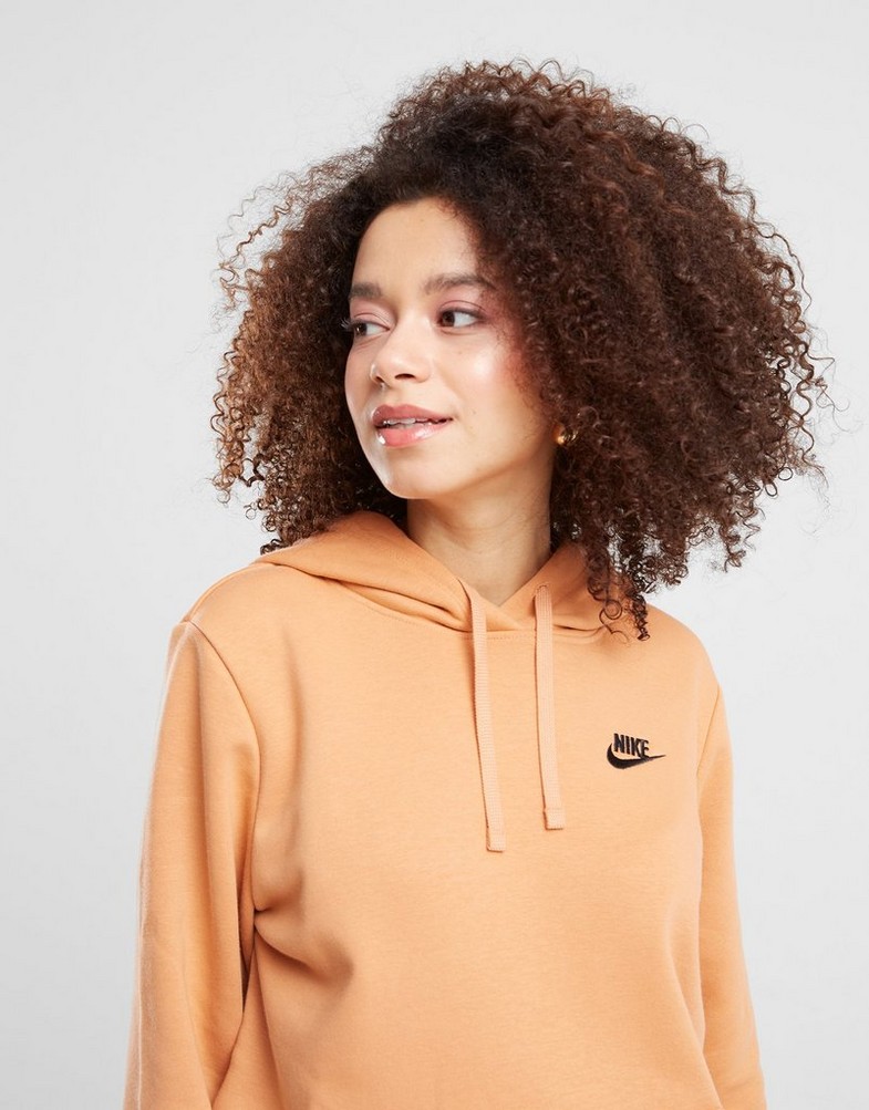 Bluza damska NIKE BLUZA Z KAPTUREM W NSW CLUB FLC STD PO HDY CLUB FLEECE DQ5793-225 Brązowy