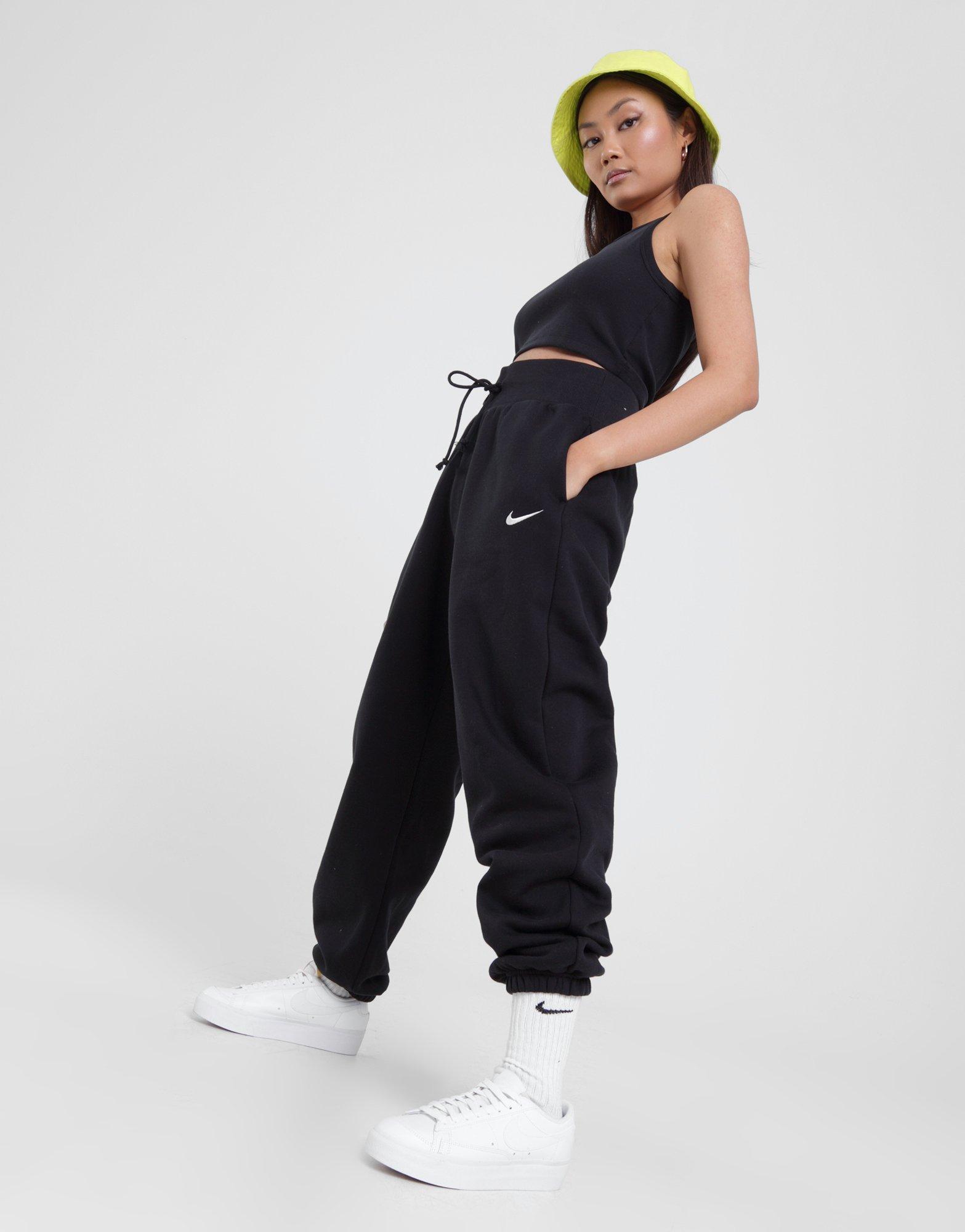 Női nadrág NIKE NADRÁG W NSW STYLE FLC HR PANT OS DQ5887-010 Fekete