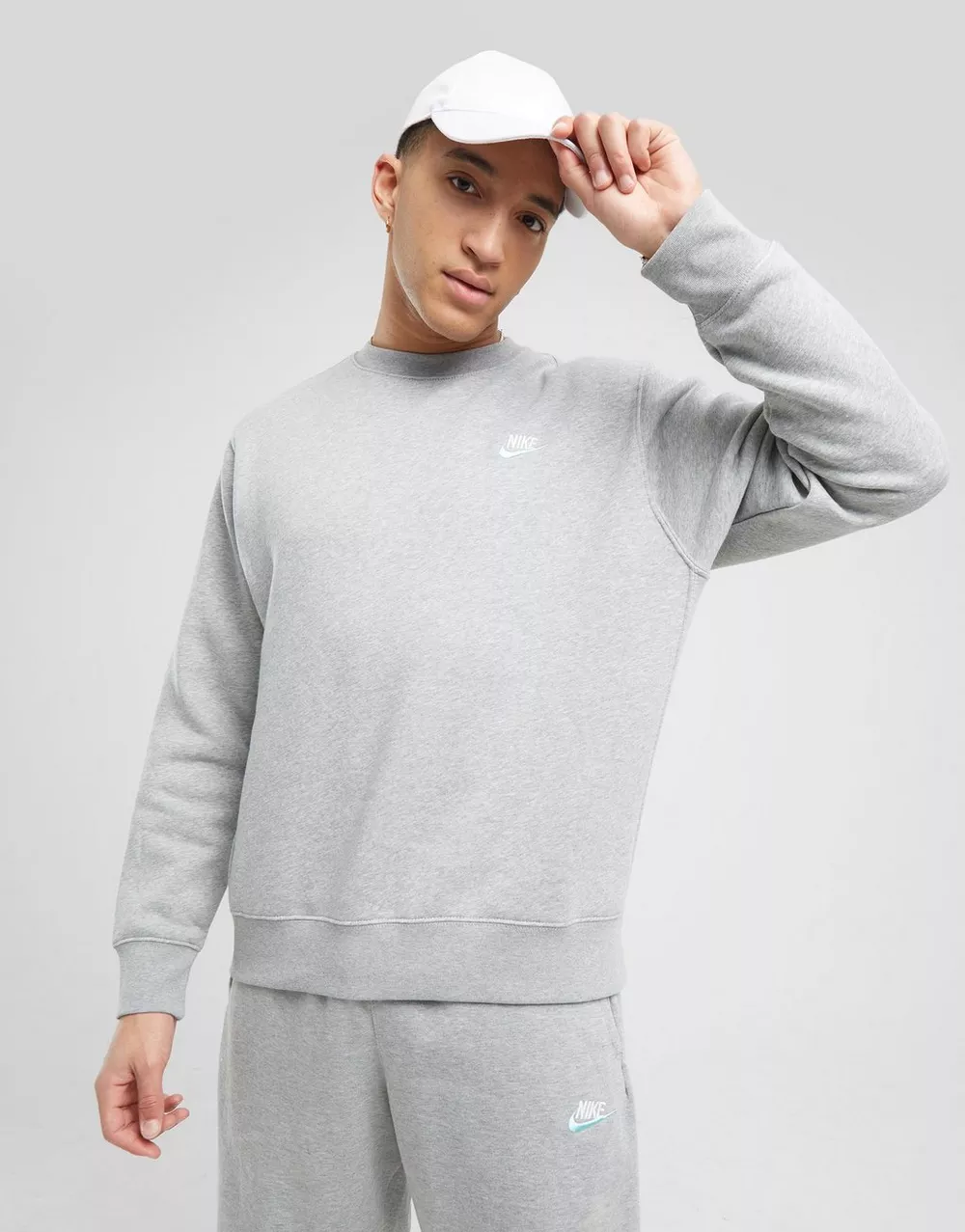 NIKE КОФТА M NSW CLUB DT CREW BB ESSENTIALS, фото 1 з 5