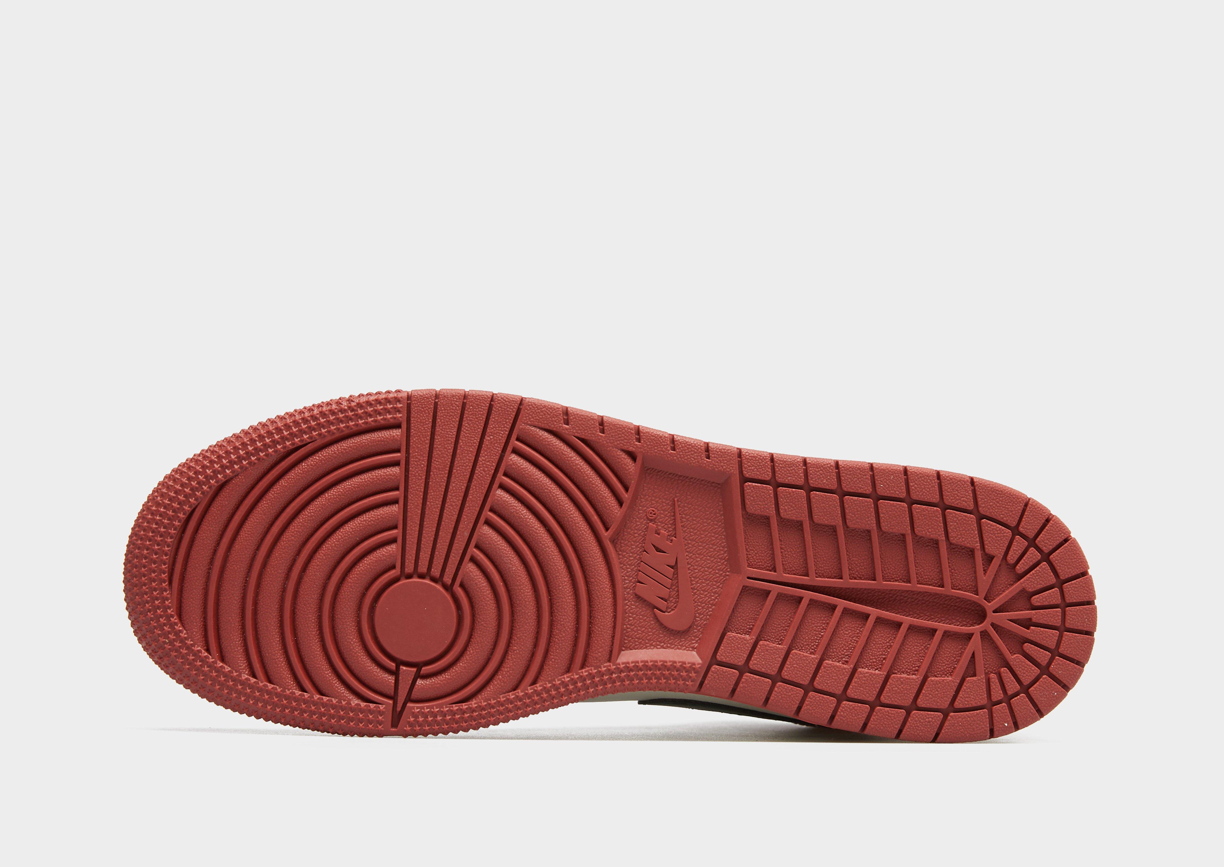 Buty sneakersy dla dzieci JORDAN AIR 1 MID BG DQ8423-105 Bordowy