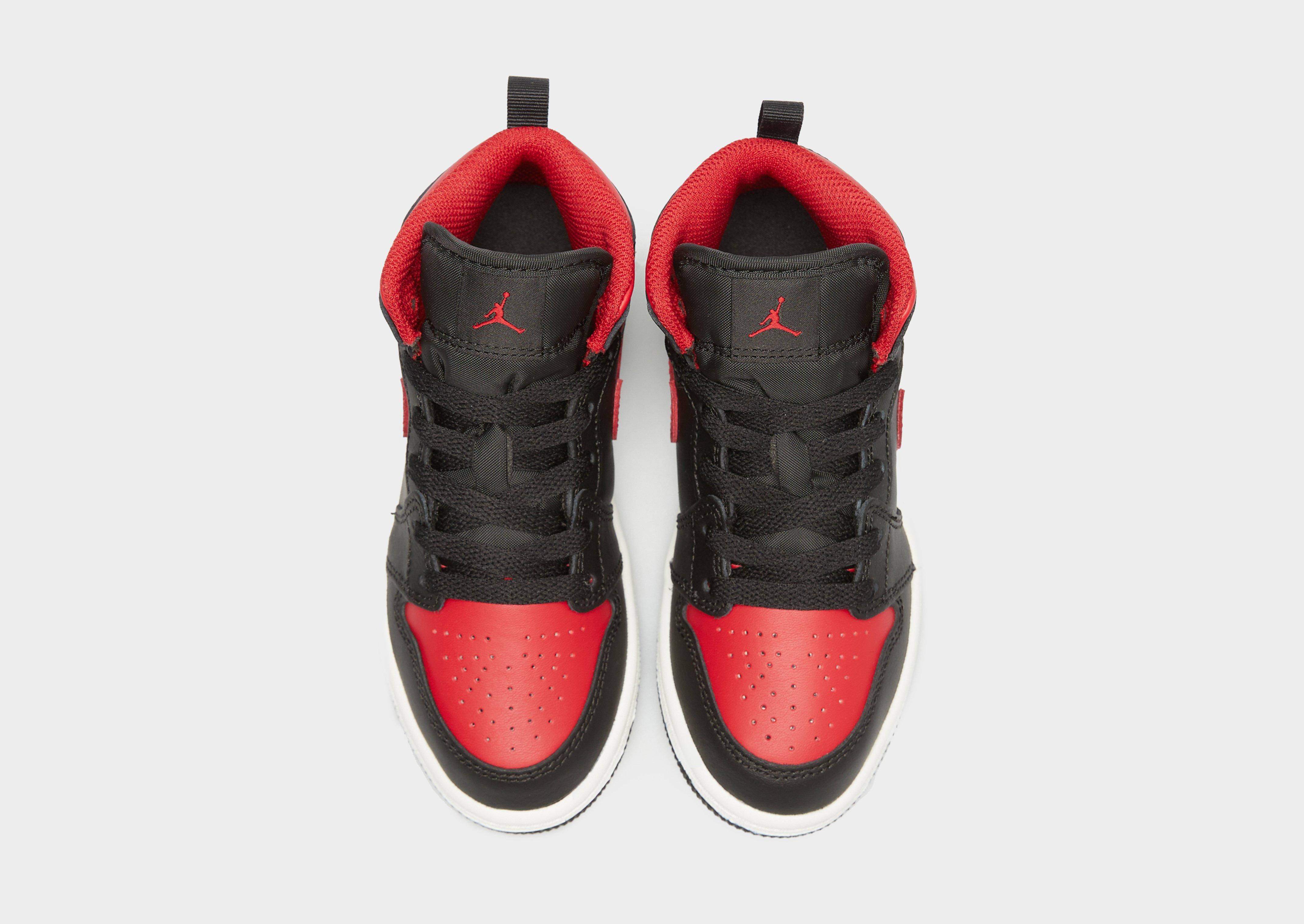 Детски маратонки JORDAN 1 MID (PS) DQ8424-067 Червен