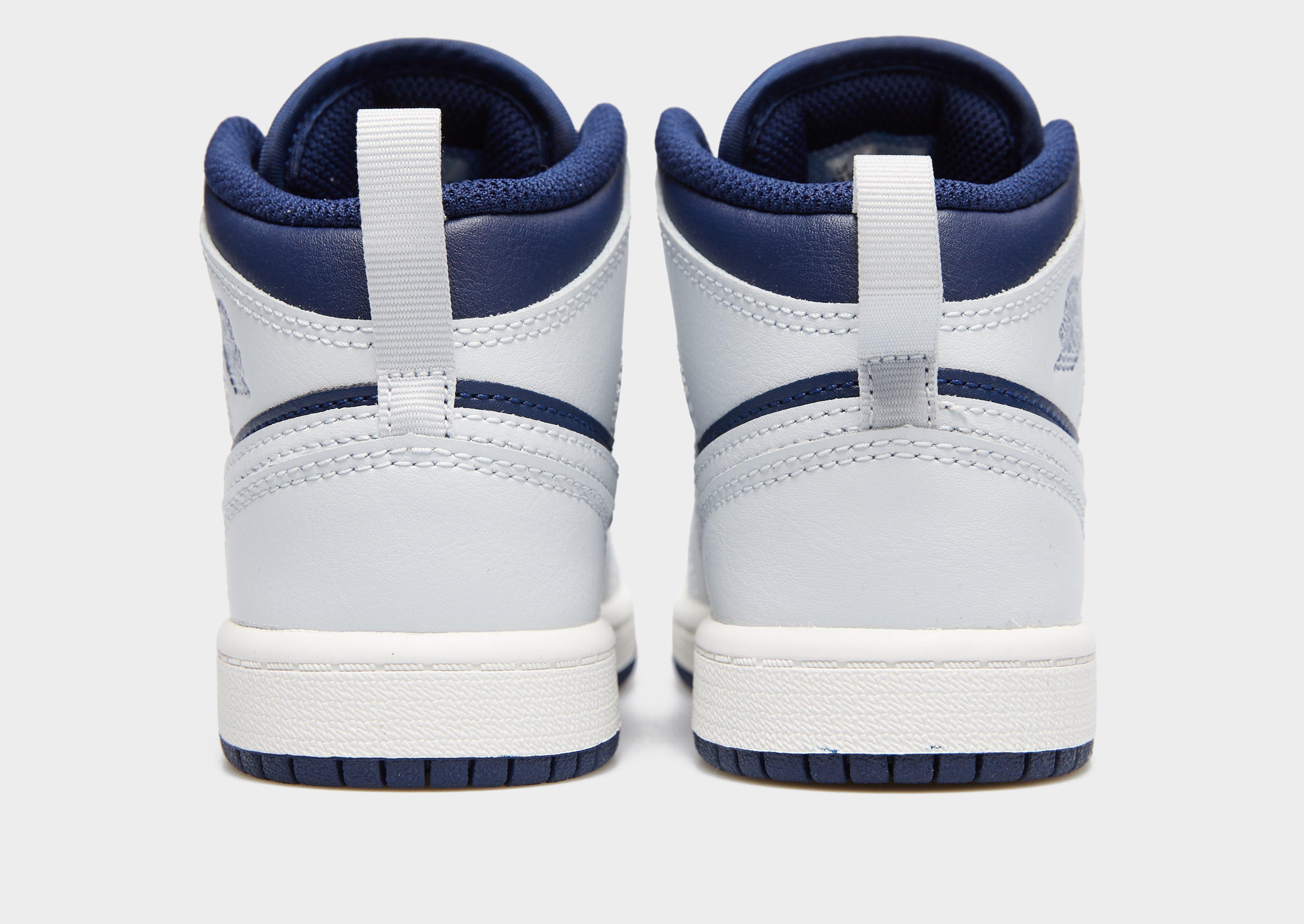 Buty sneakersy dla dzieci JORDAN JORDAN 1 MID BP DQ8424-403 Granatowy