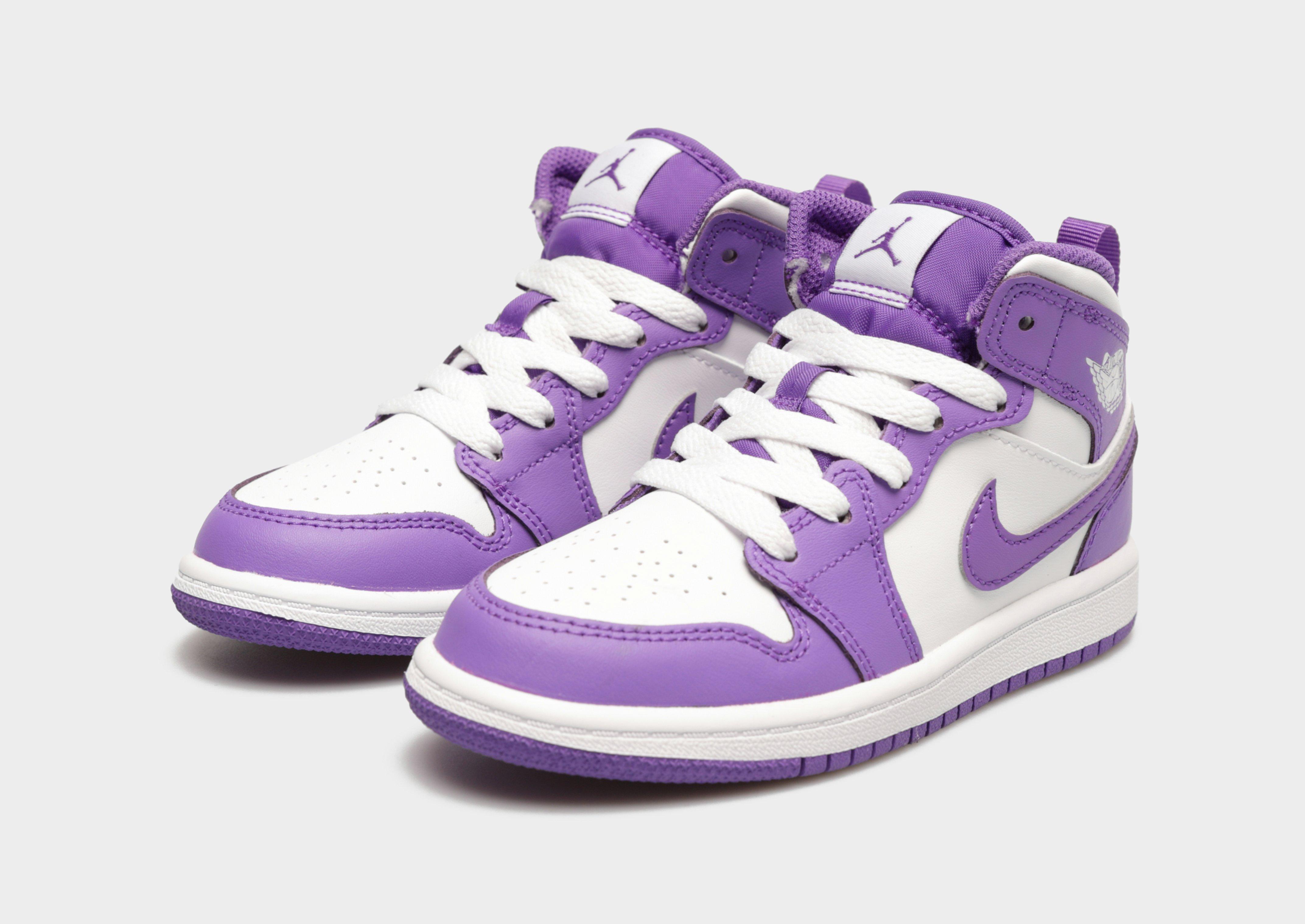 Adidași pentru copii JORDAN 1 MID DQ8424-511 Violet