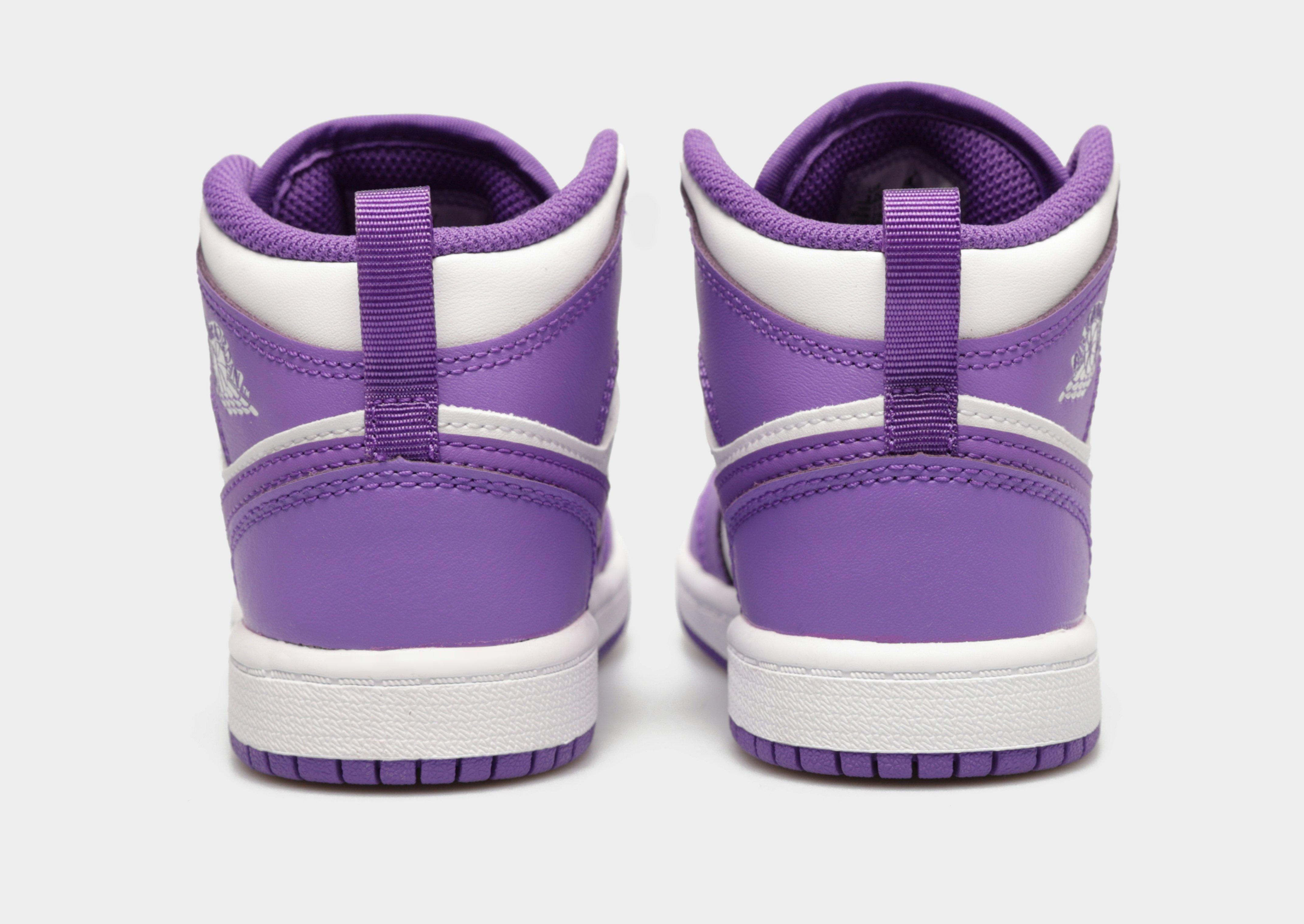 Adidași pentru copii JORDAN 1 MID DQ8424-511 Violet