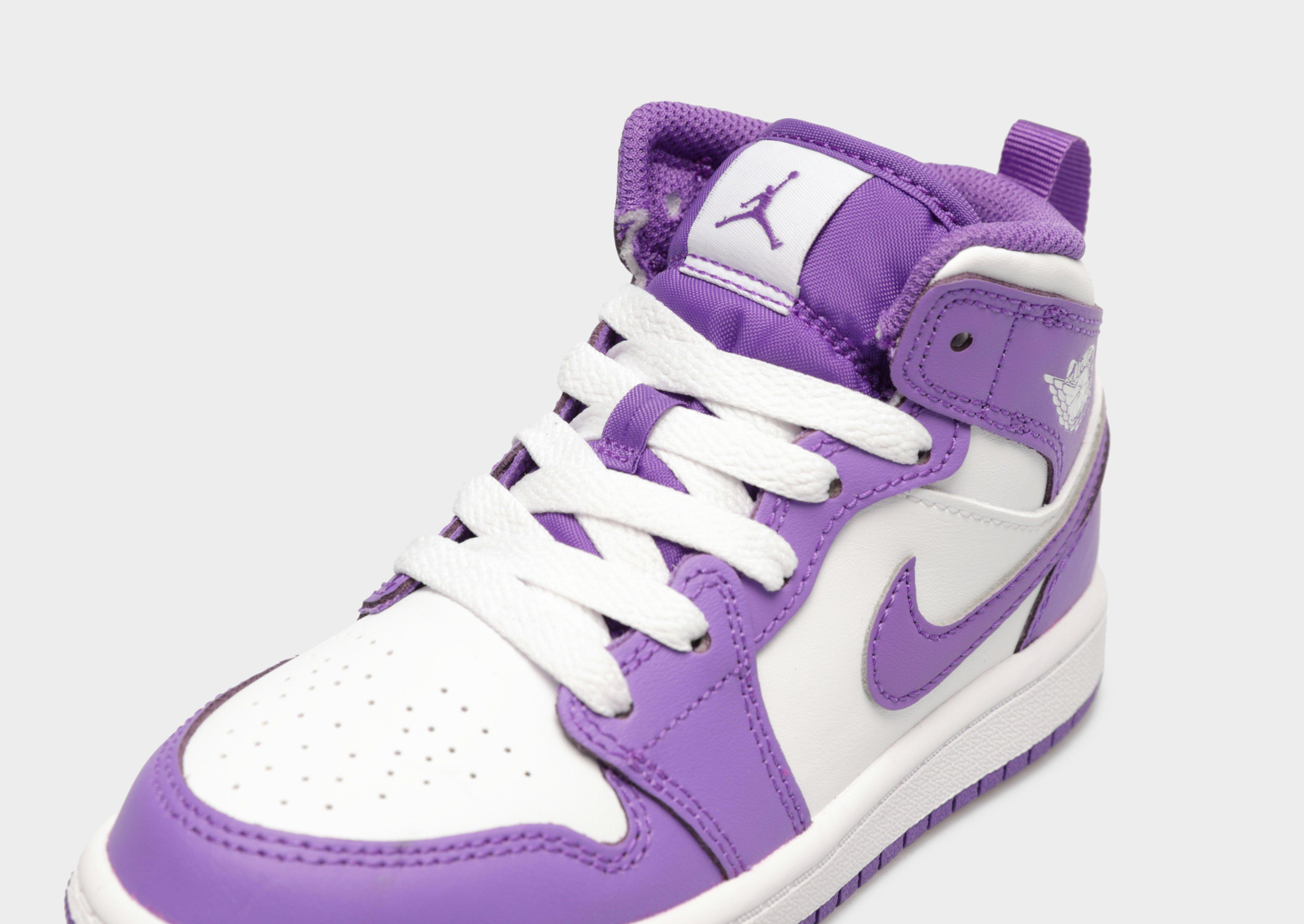 Adidași pentru copii JORDAN 1 MID DQ8424-511 Violet