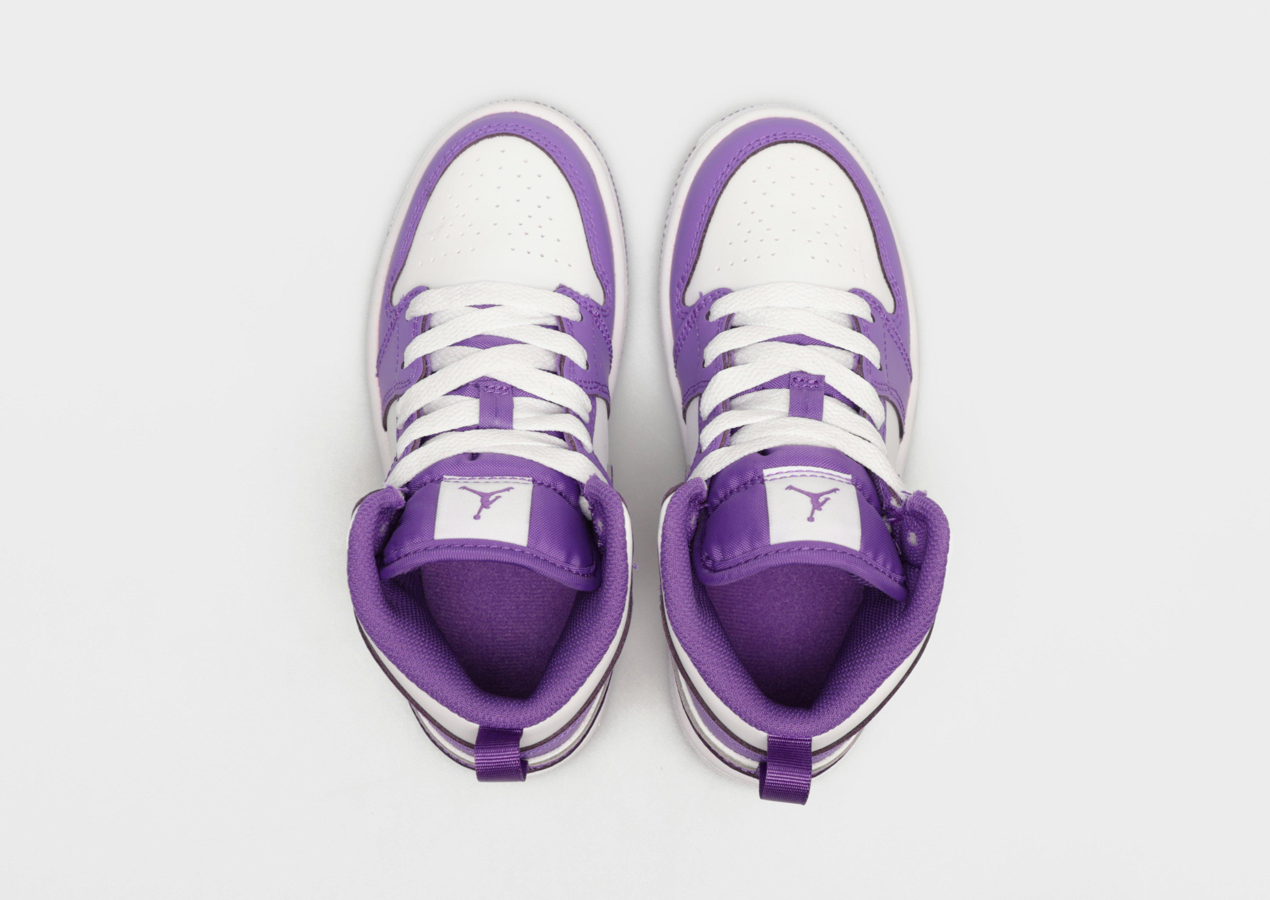 Adidași pentru copii JORDAN 1 MID DQ8424-511 Violet