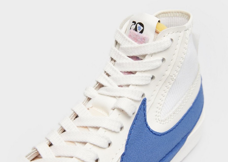 Buty sneakersy męskie NIKE BLAZER MID 77 JUMBO FIBER DR9868002 Biały