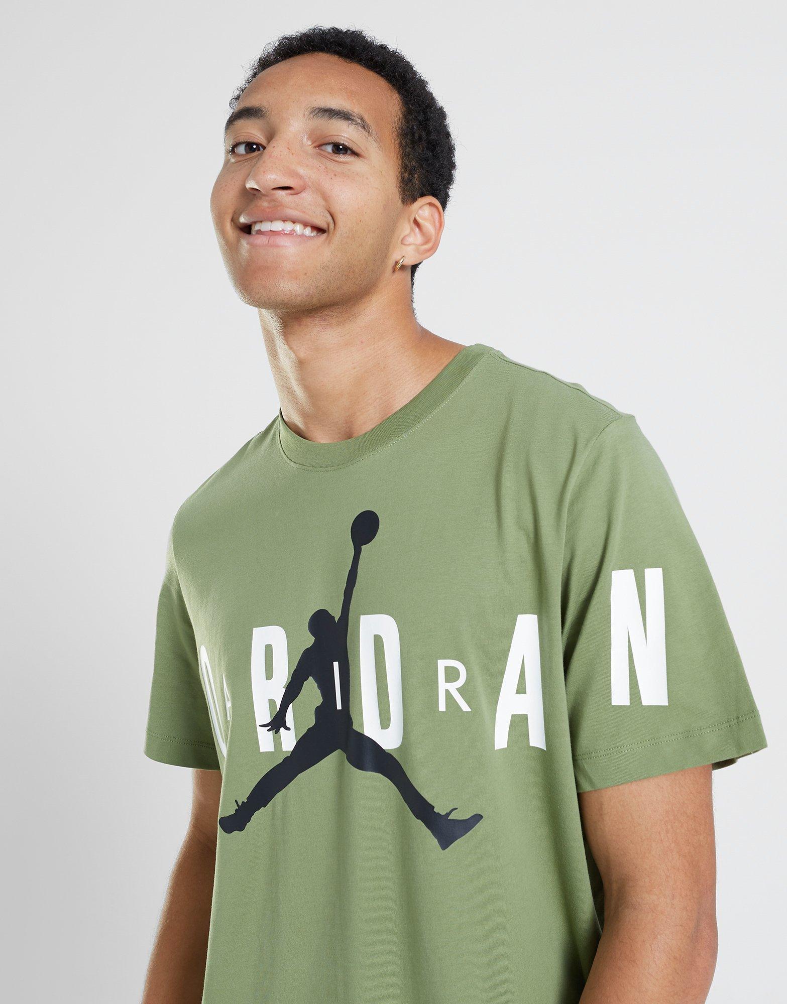 Muški T-shirt JORDAN T-SHIRT M J JD AIR STRETCH SS CREW DV1445-340 zelena
