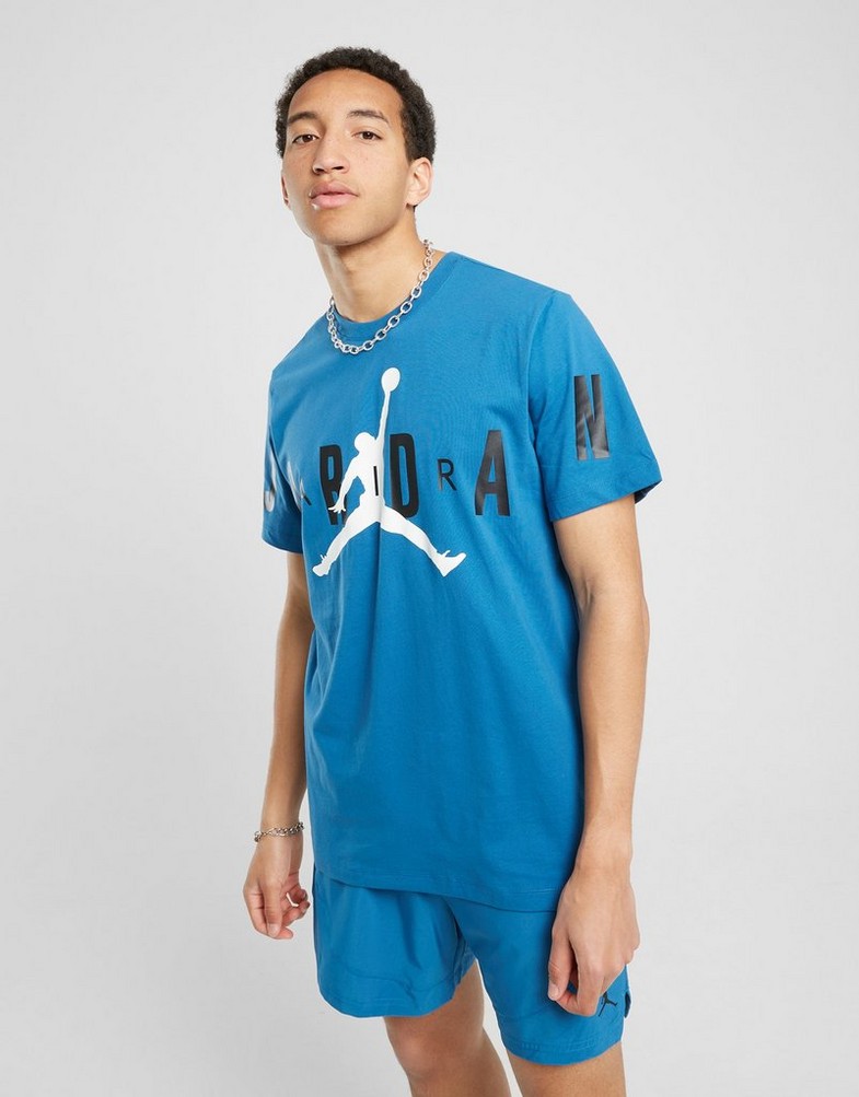 Чоловічі футболки ФУТБОЛКА M JORDAN JD AIR STRETCH SS CREW  DV1445-457 Блакитний