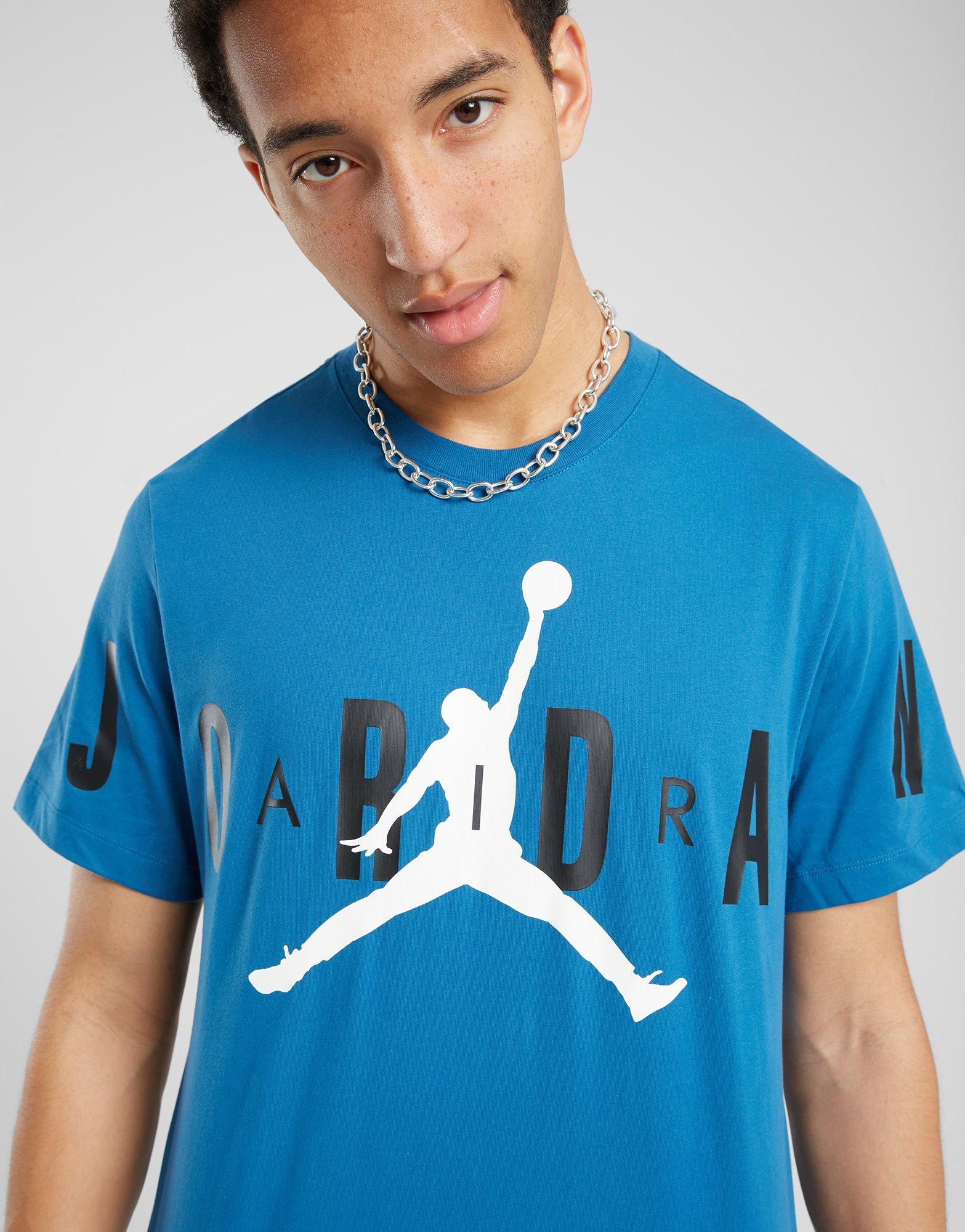 Мъжка тениска ТЕНИСКА M JORDAN JD AIR STRETCH SS CREW DV1445-457 Син
