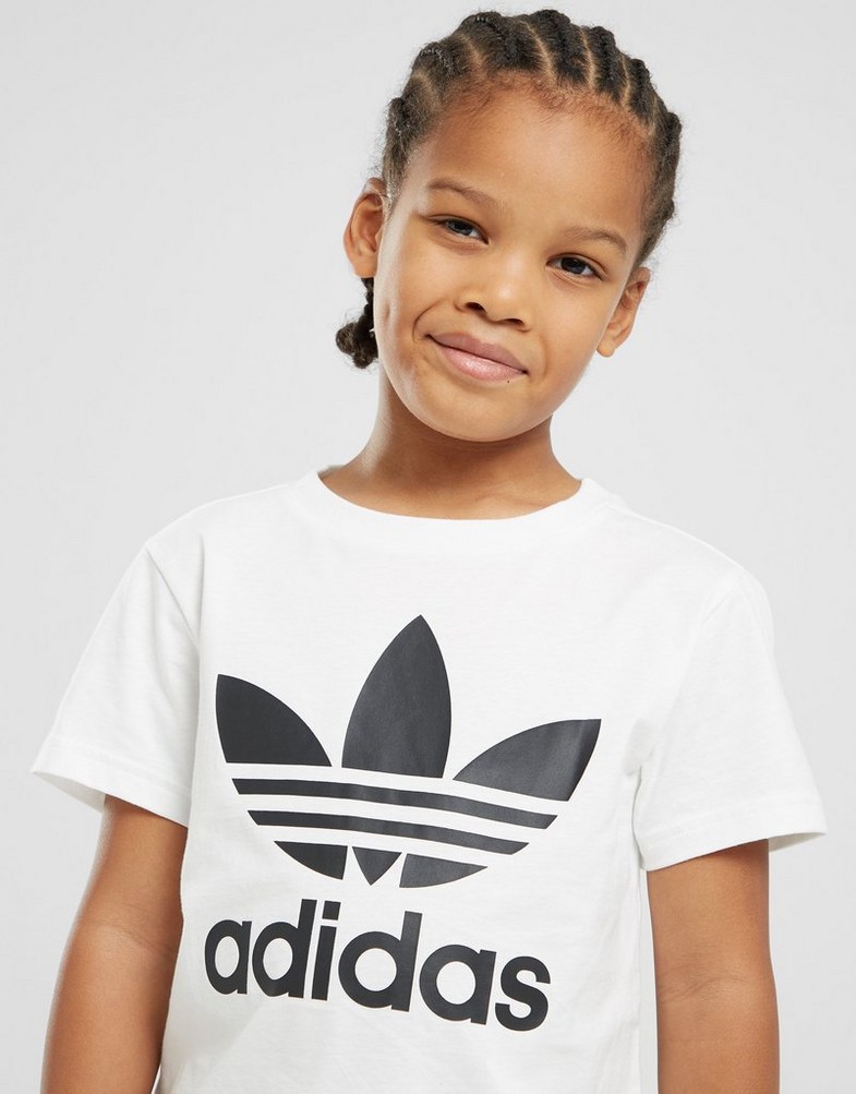 Tricou pentru copii ADIDAS TRICOU TREFOIL TEE GIRL DV2904 Alb