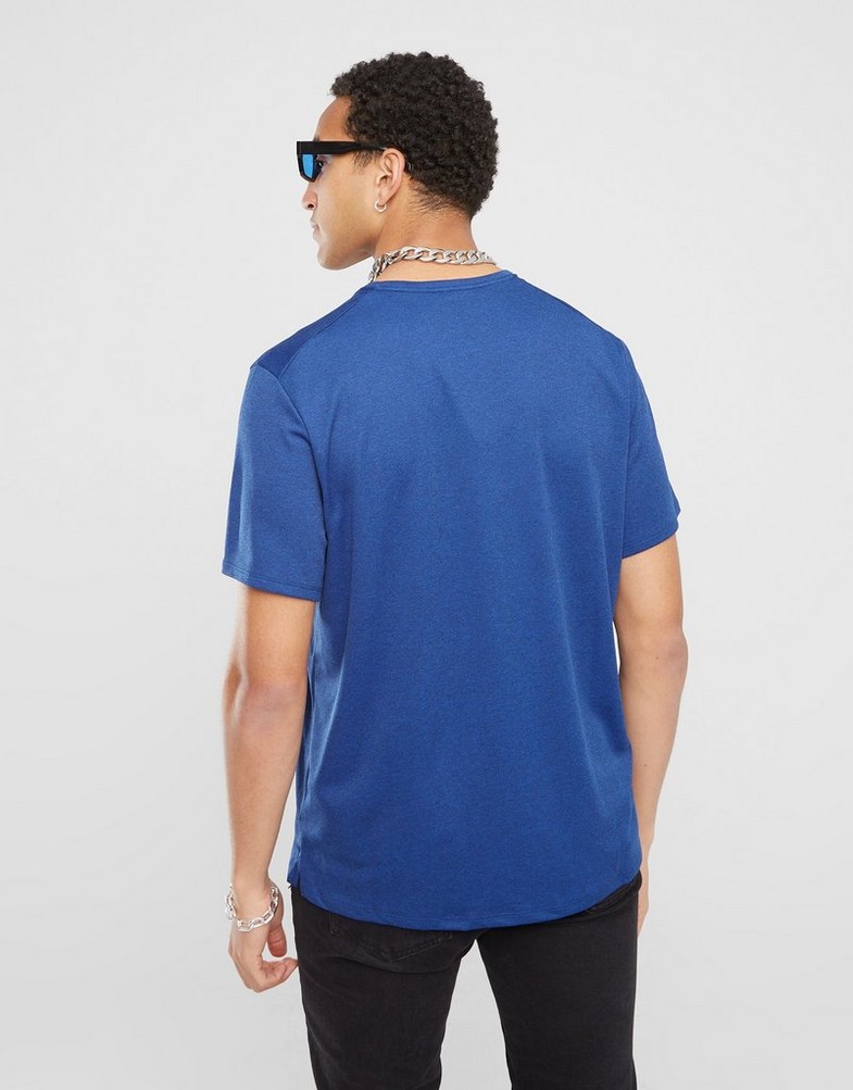 Мъжка тениска NIKE ТЕНИСКА M NK DF UV MILER SS DV9315-480 Син