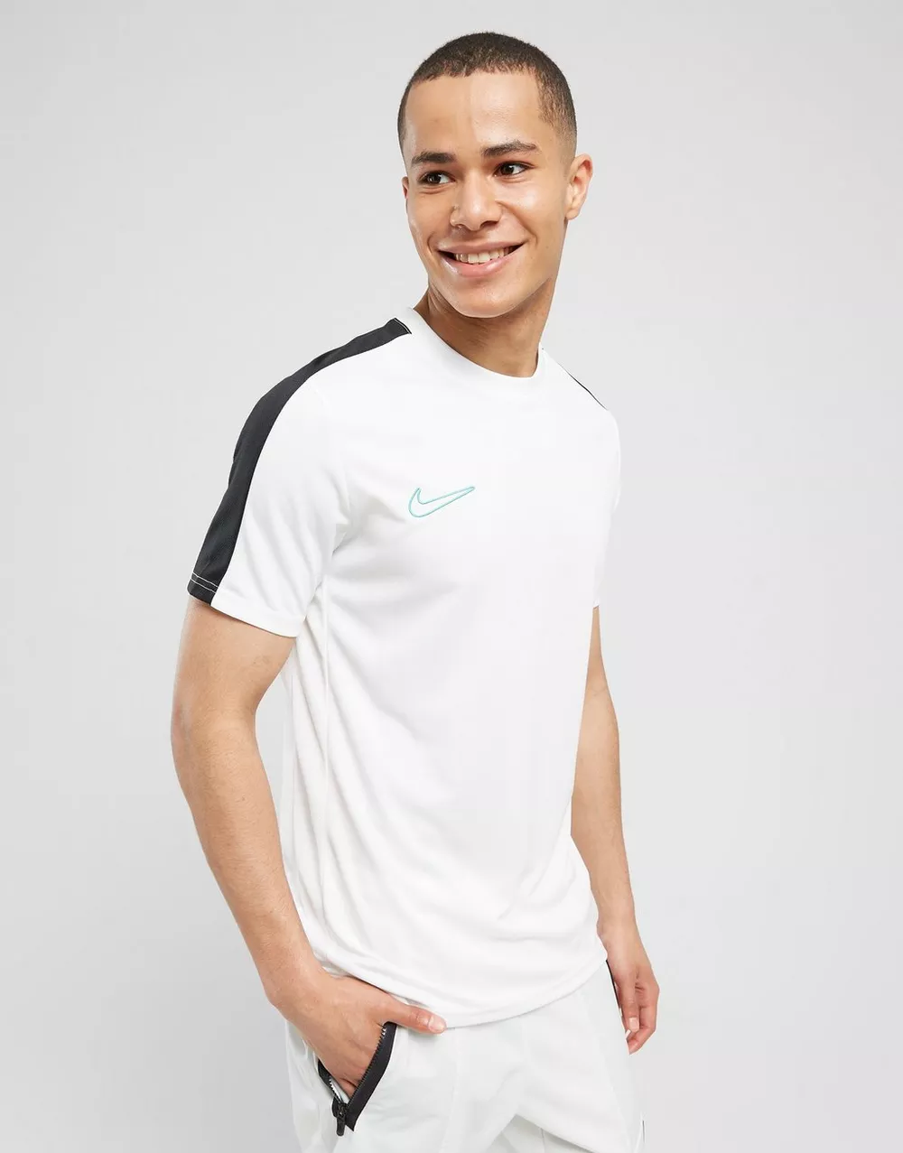 NIKE ФУТБОЛКА ACAD TEE WHT/CACT TEE, фото 1 з 5