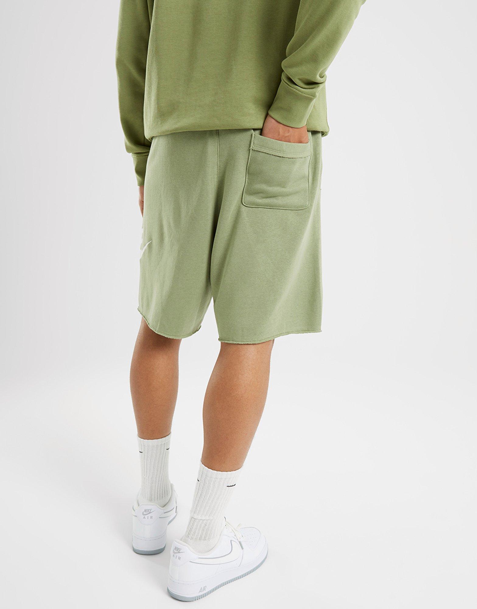 Мъжки шорти NIKE ШОРТИ M NK CLUB ALUMI HBR FT SHORT SHORTS DX0502-386 Каки