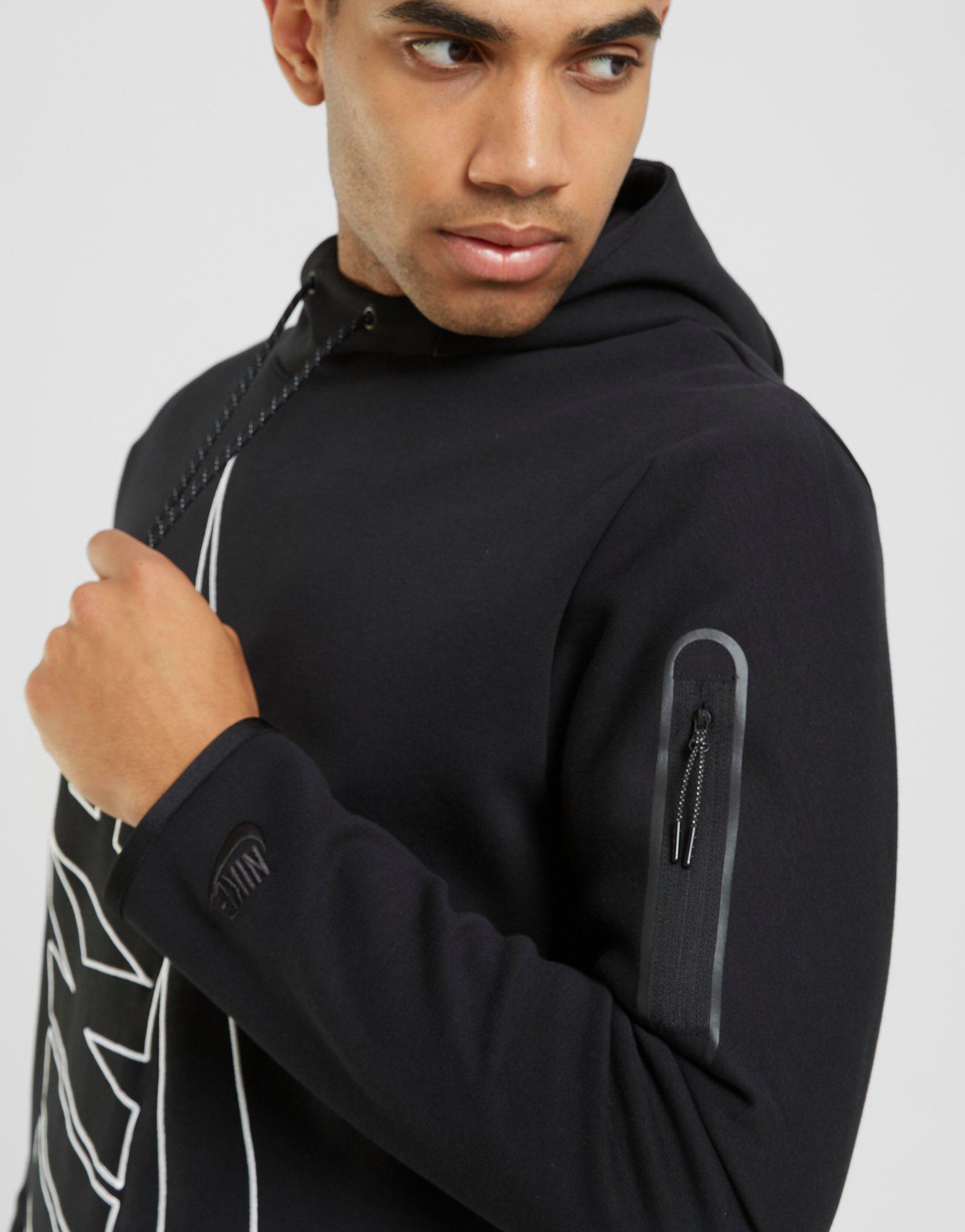 Pánska mikina NIKE MIKINA S KAPUCŇOU TECH FLEECE DX0577-010 Čierna
