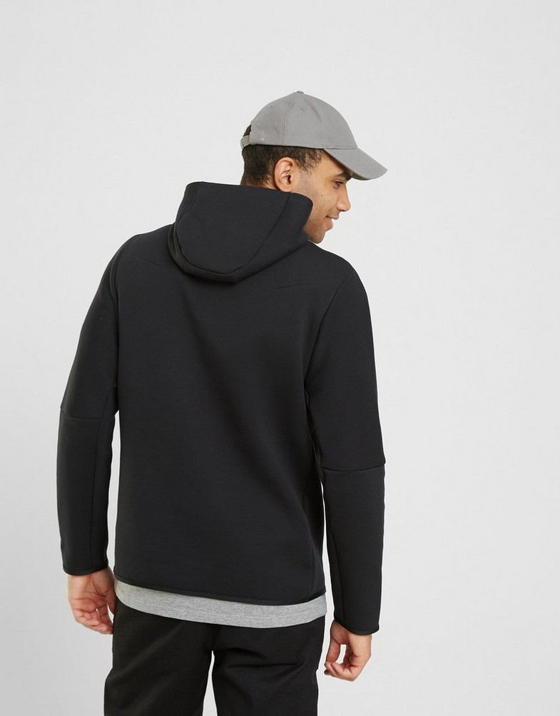 Bluză pentru bărbați NIKE BLUZĂ CU GLUGĂ TECH FLEECE DX0577-010 Negru