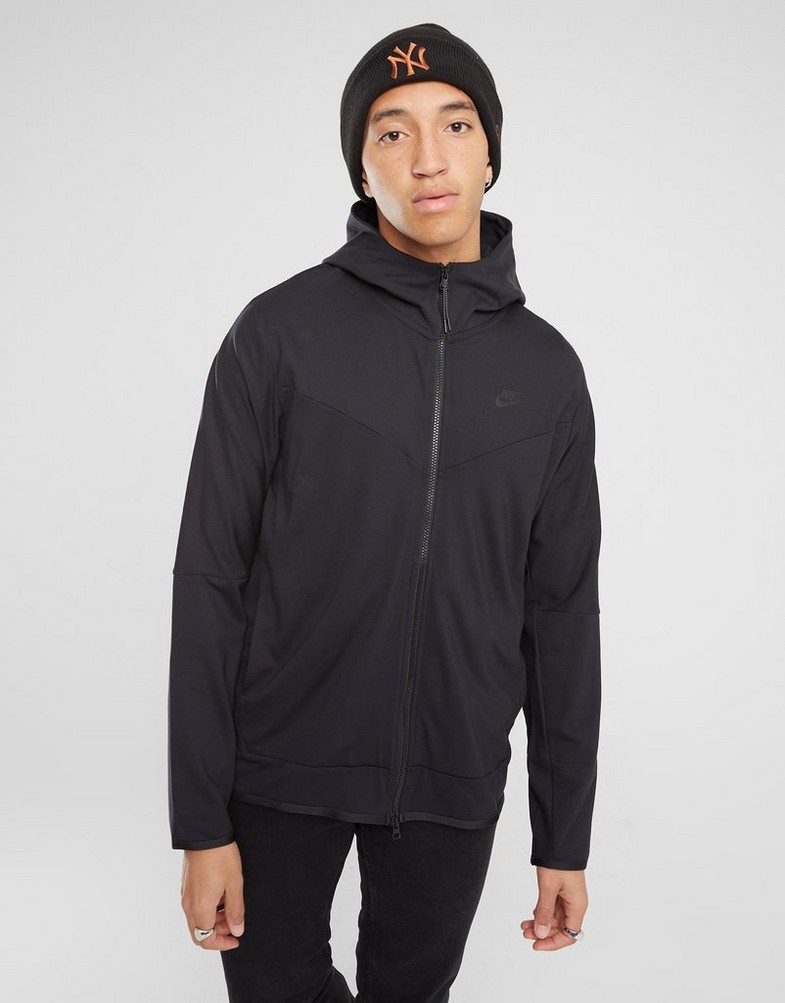 Чоловічі кофти NIKE КОФТА НА БЛИСКАВЦІ З КАПЮШОНОМ TECH FZ LIGHT DX0822-010 Чорний
