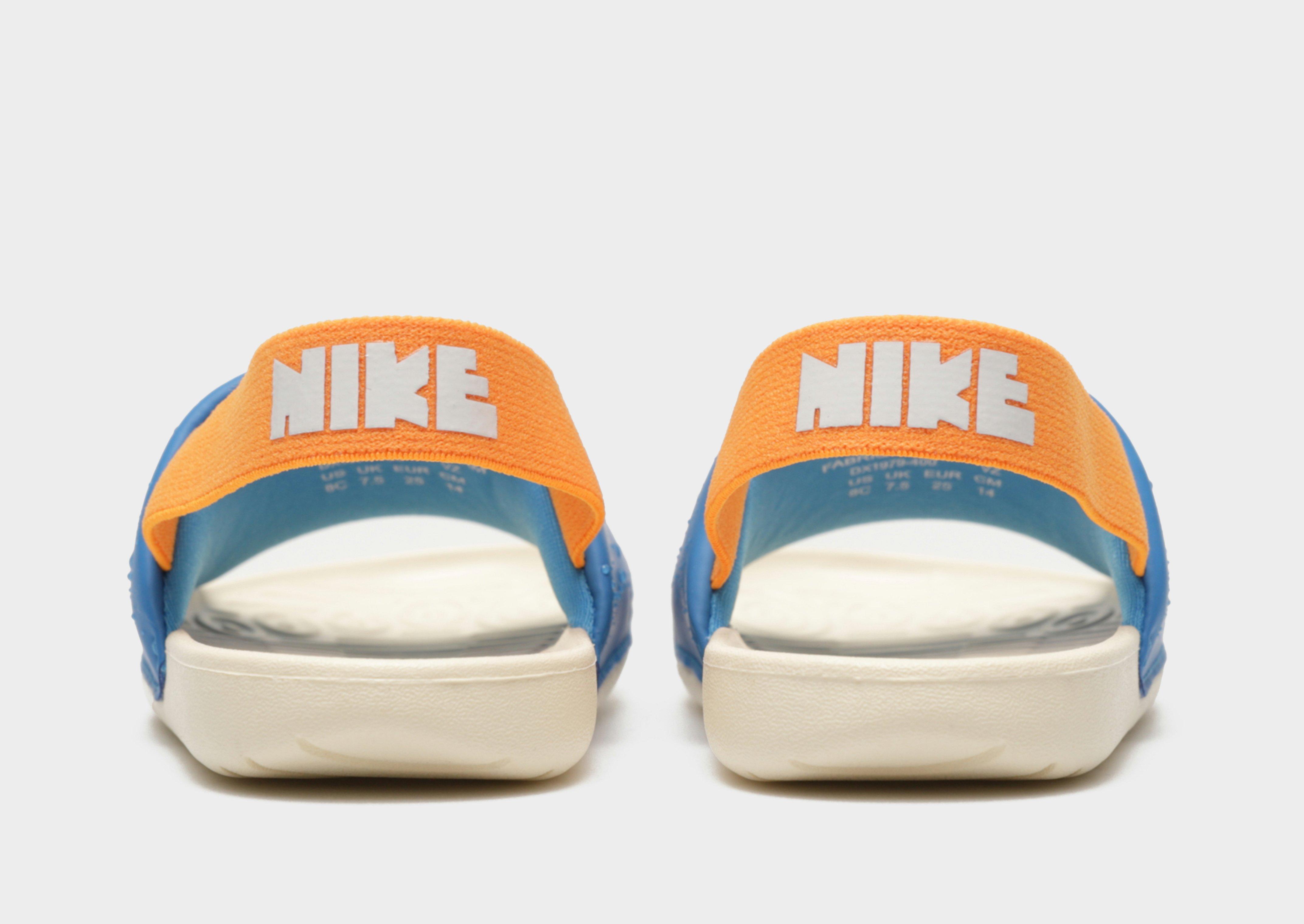 Šlepetės vaikams NIKE KAWA SE DX1979-400 Mėlyna