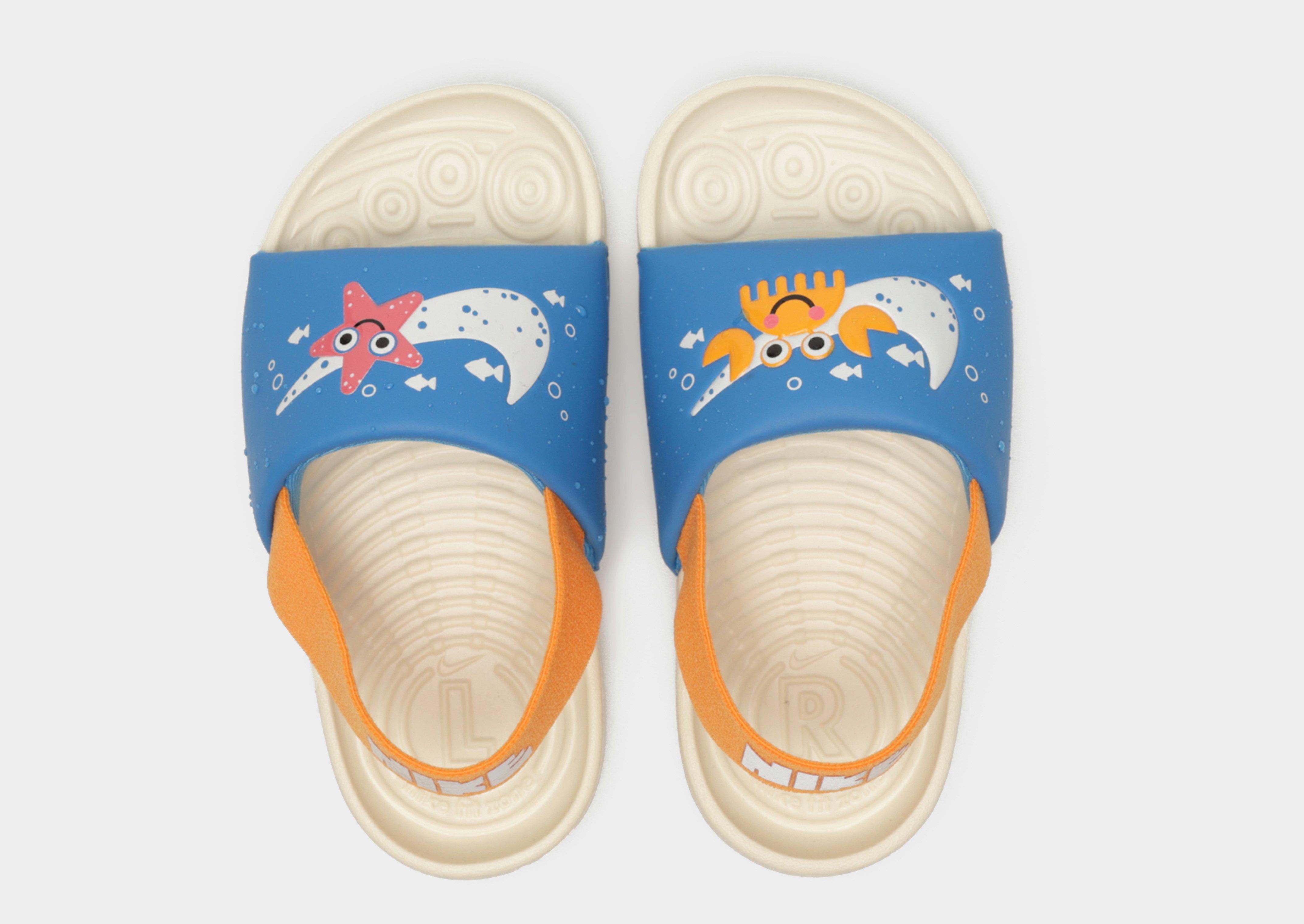 Šlepetės vaikams NIKE KAWA SE DX1979-400 Mėlyna