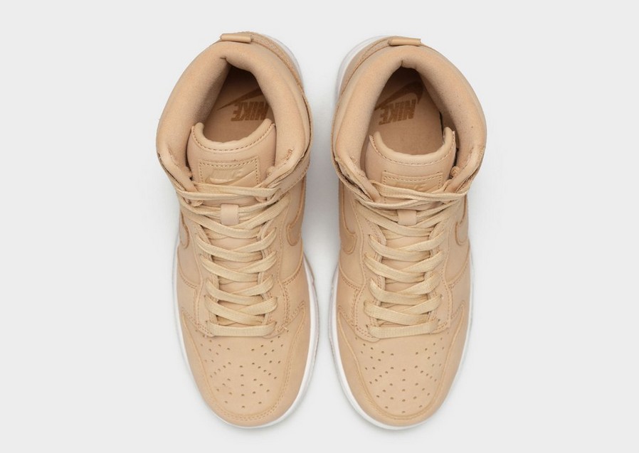 Buty sneakersy damskie NIKE W DUNK HIGH PRM MF DX2044-201 Beżowy