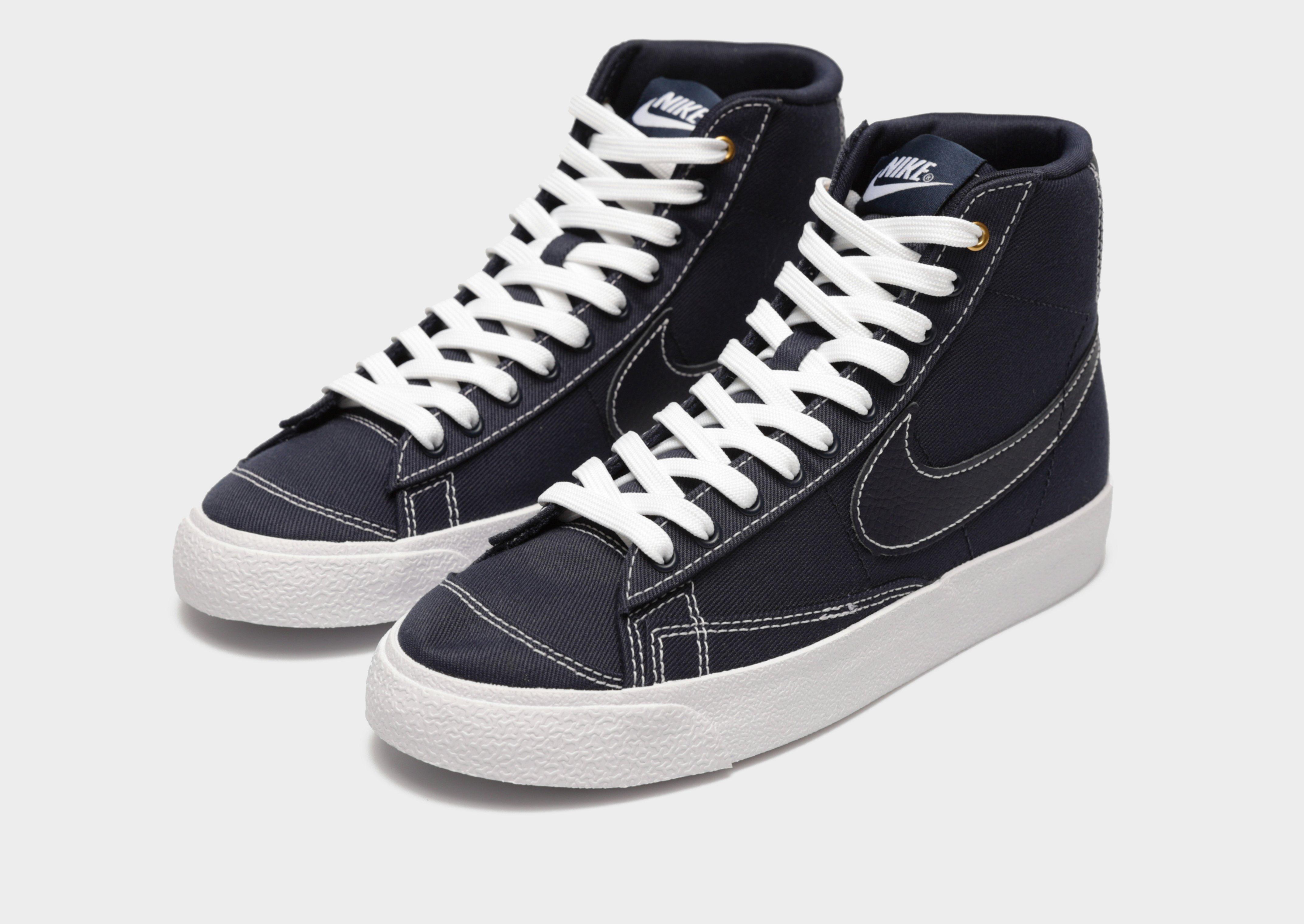 Жіночі кросівки NIKE W BLAZER MID '77 CNVS DX5550-400 Темно-синій